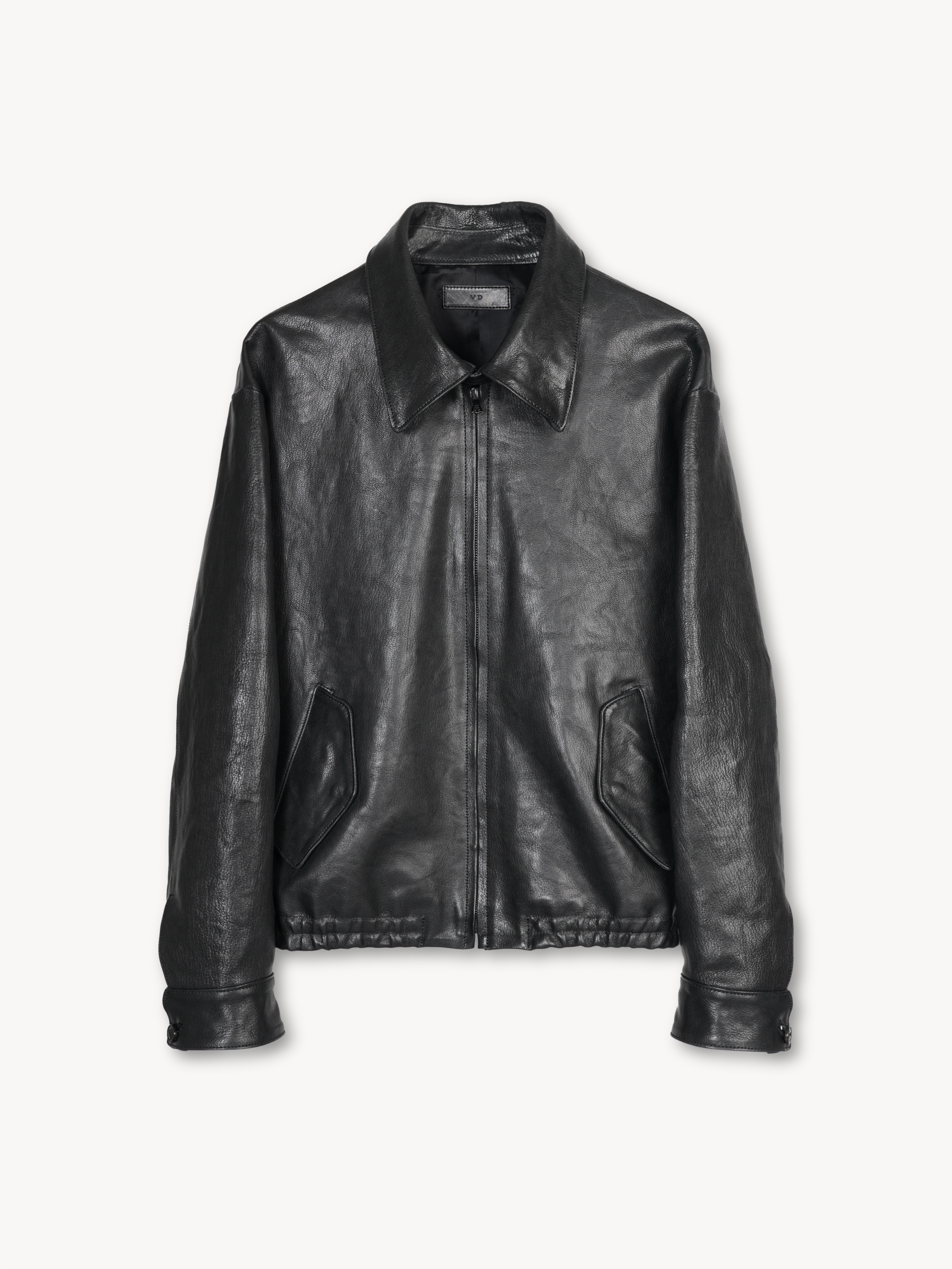 Weston Crinkled Leather Jacket in Goat leather – VUJA DÉ