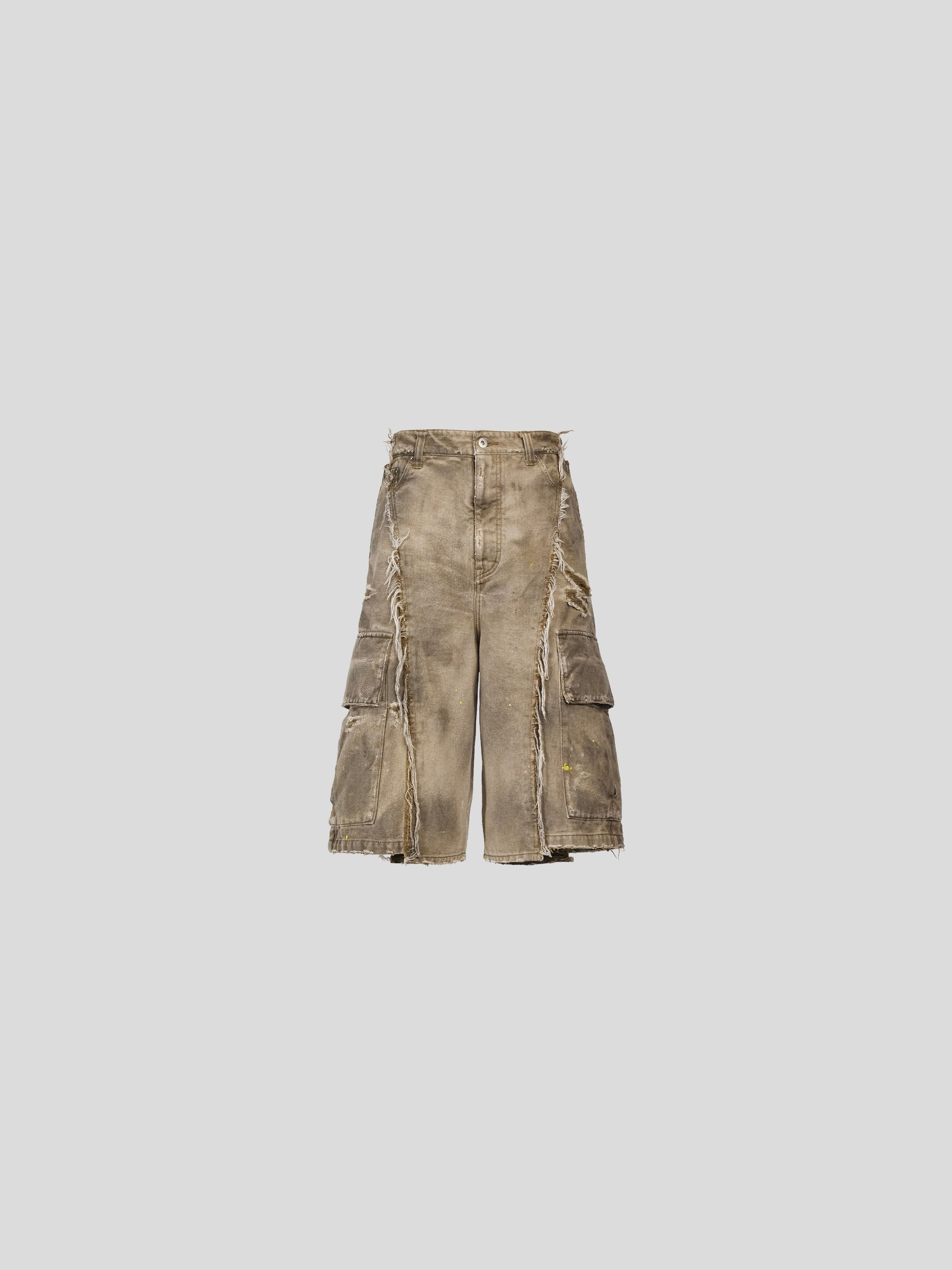 パンツ VUJA DE DAX SELVEDGE AFFIX CARGO SHORTS DAX DESTROYED AFFIX CARGO SHORTS IN BRUSHED COTTON – VUJA DÉ
