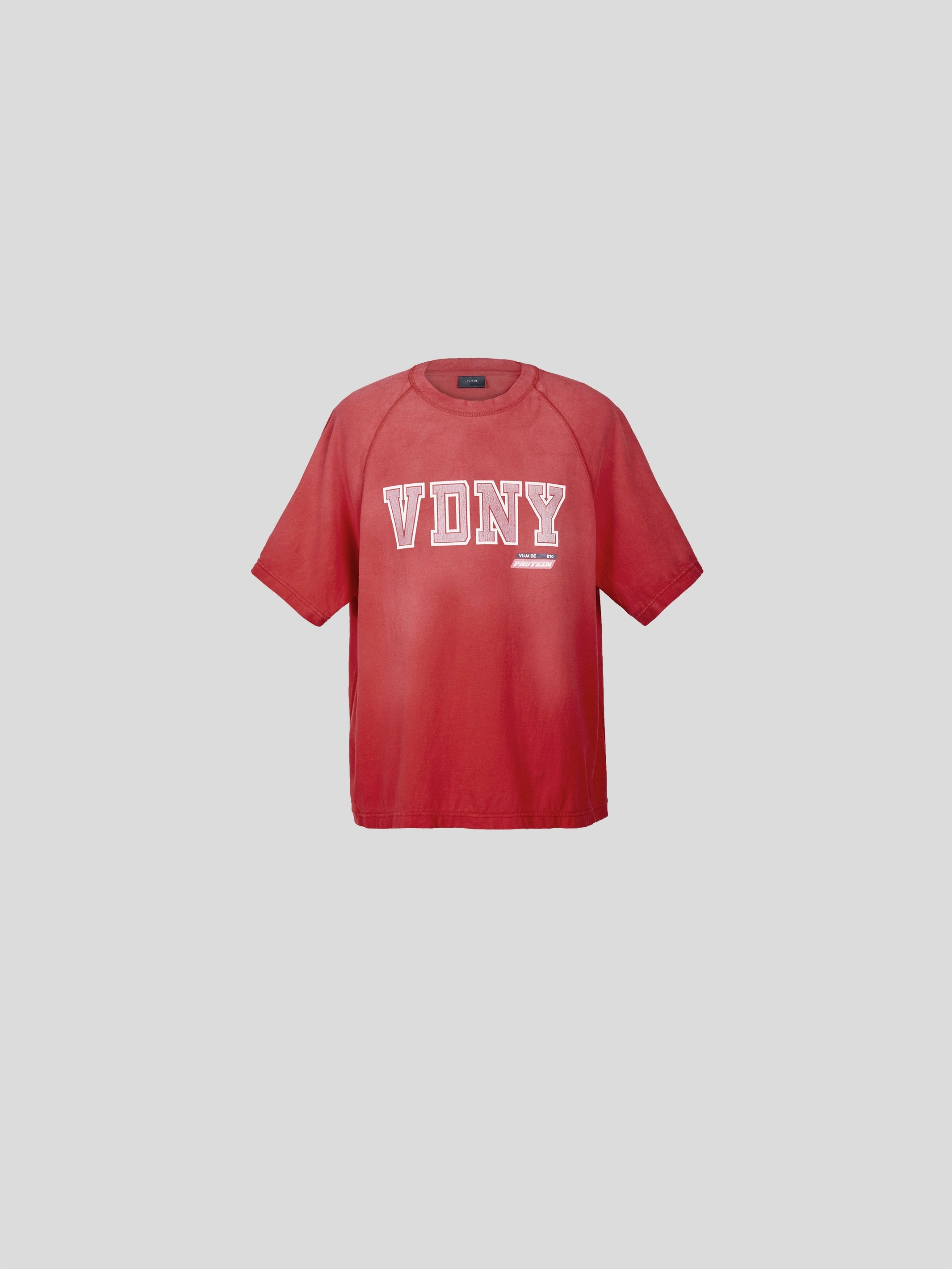 KAPLAN SUNFADED “VDNY” T-SHIRT IN COTTON – VUJA DÉ