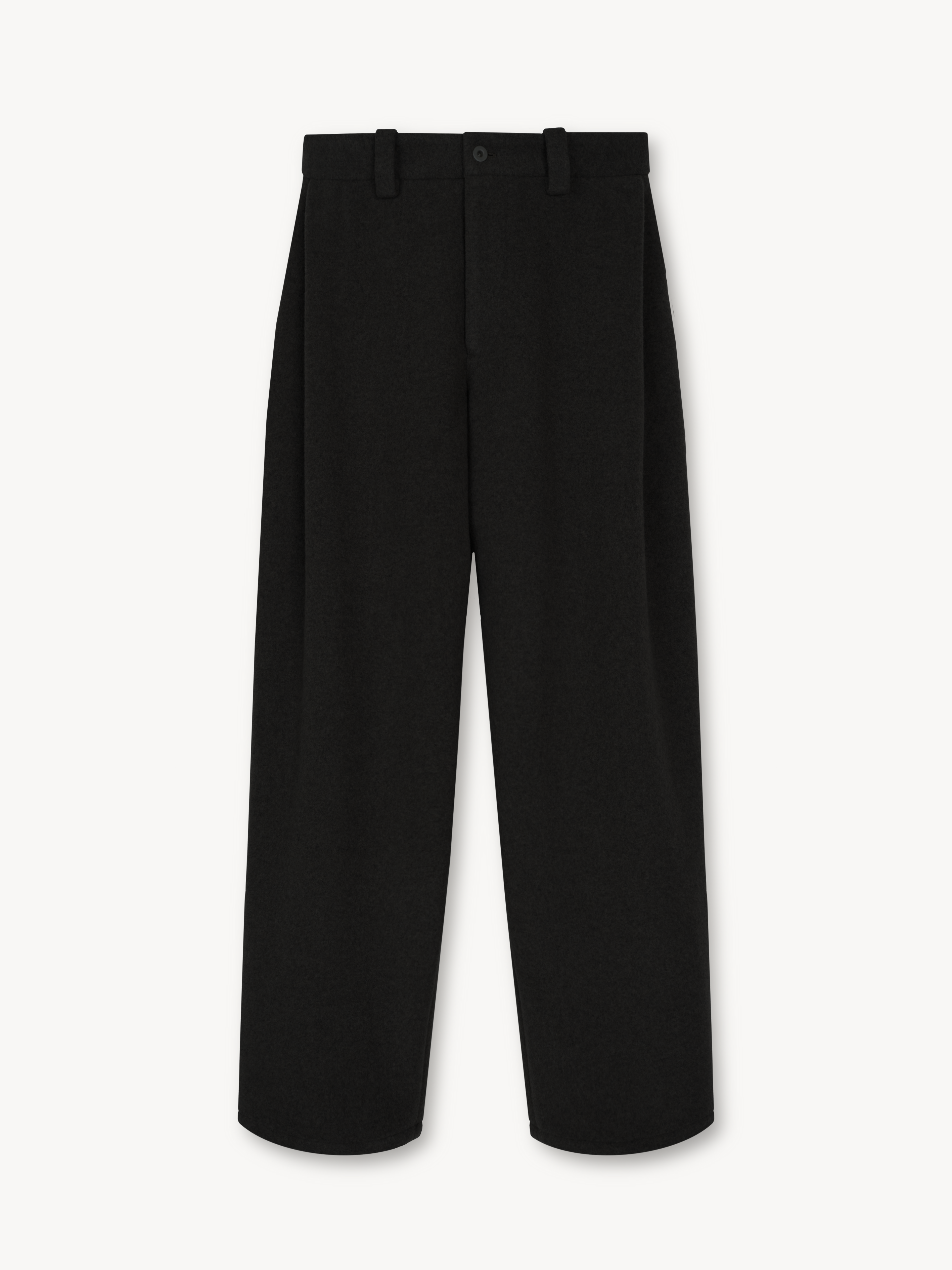 Two-Tuck Pocket Trousers in Wool/Cashmere