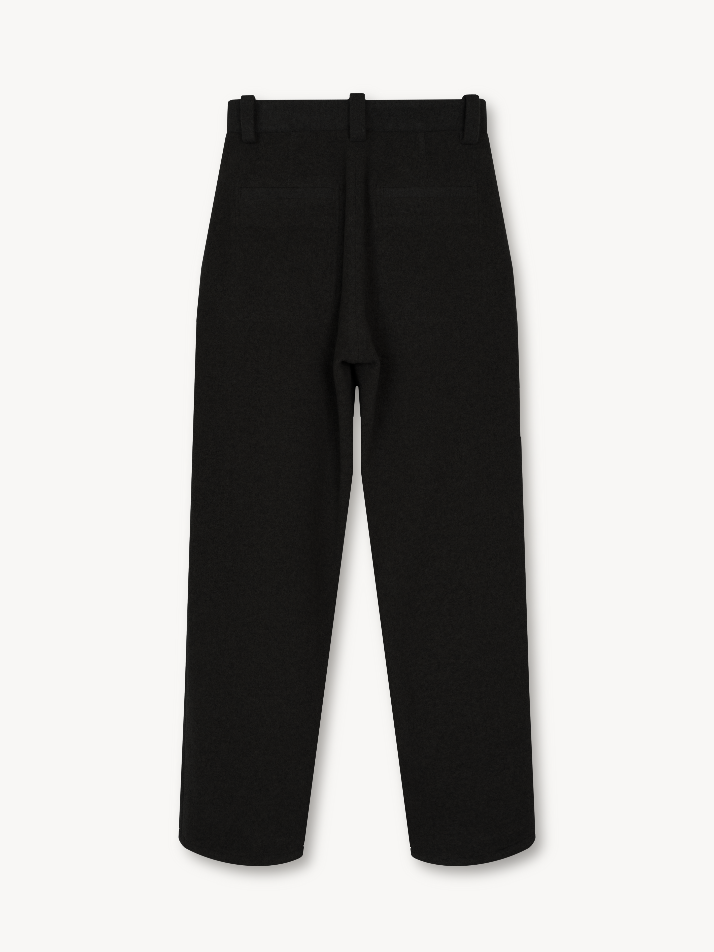 Two-Tuck Pocket Trousers in Wool/Cashmere – VUJA DÉ