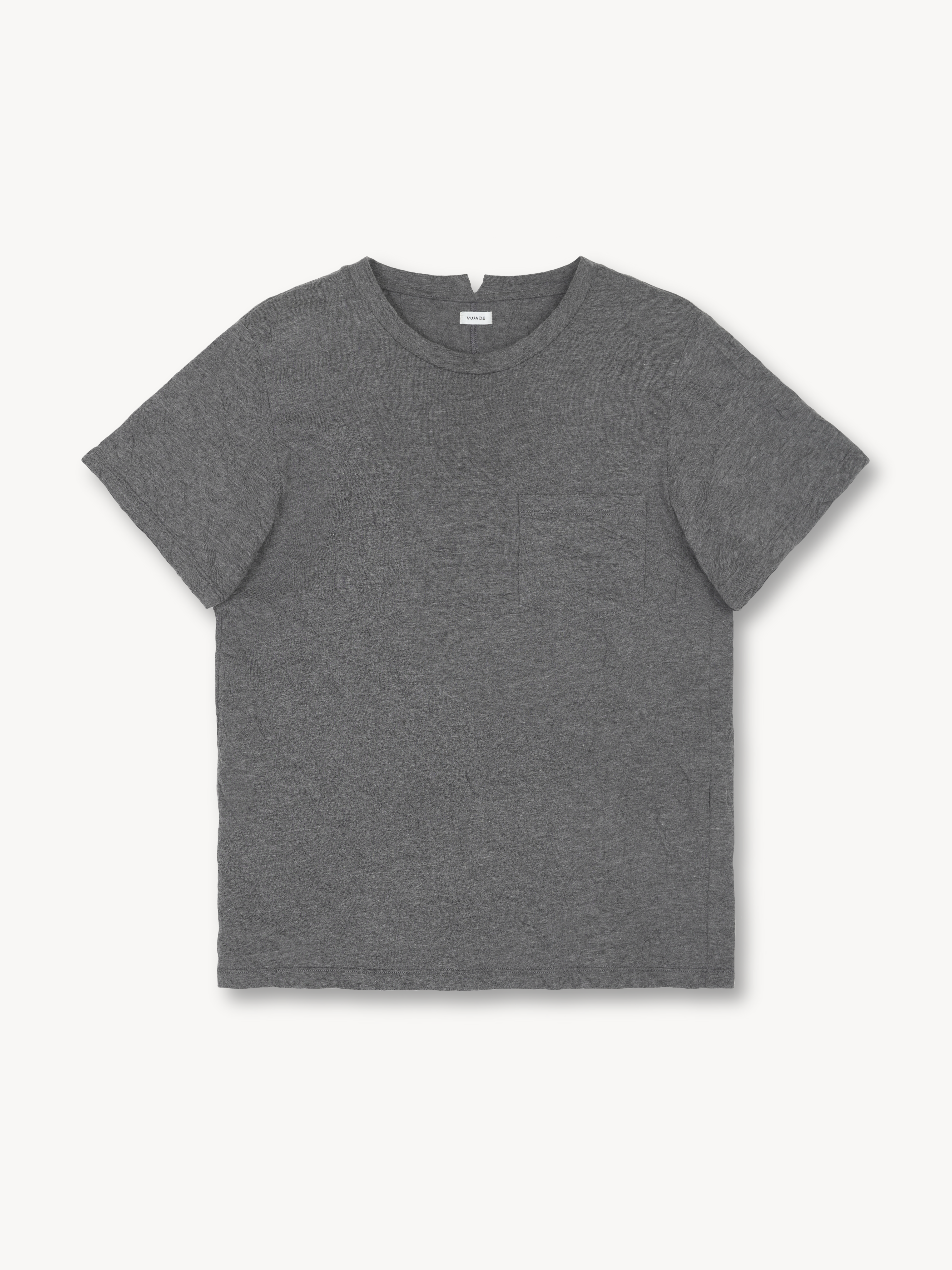 Otto Crinkled Pocket T-Shirt in Cotton