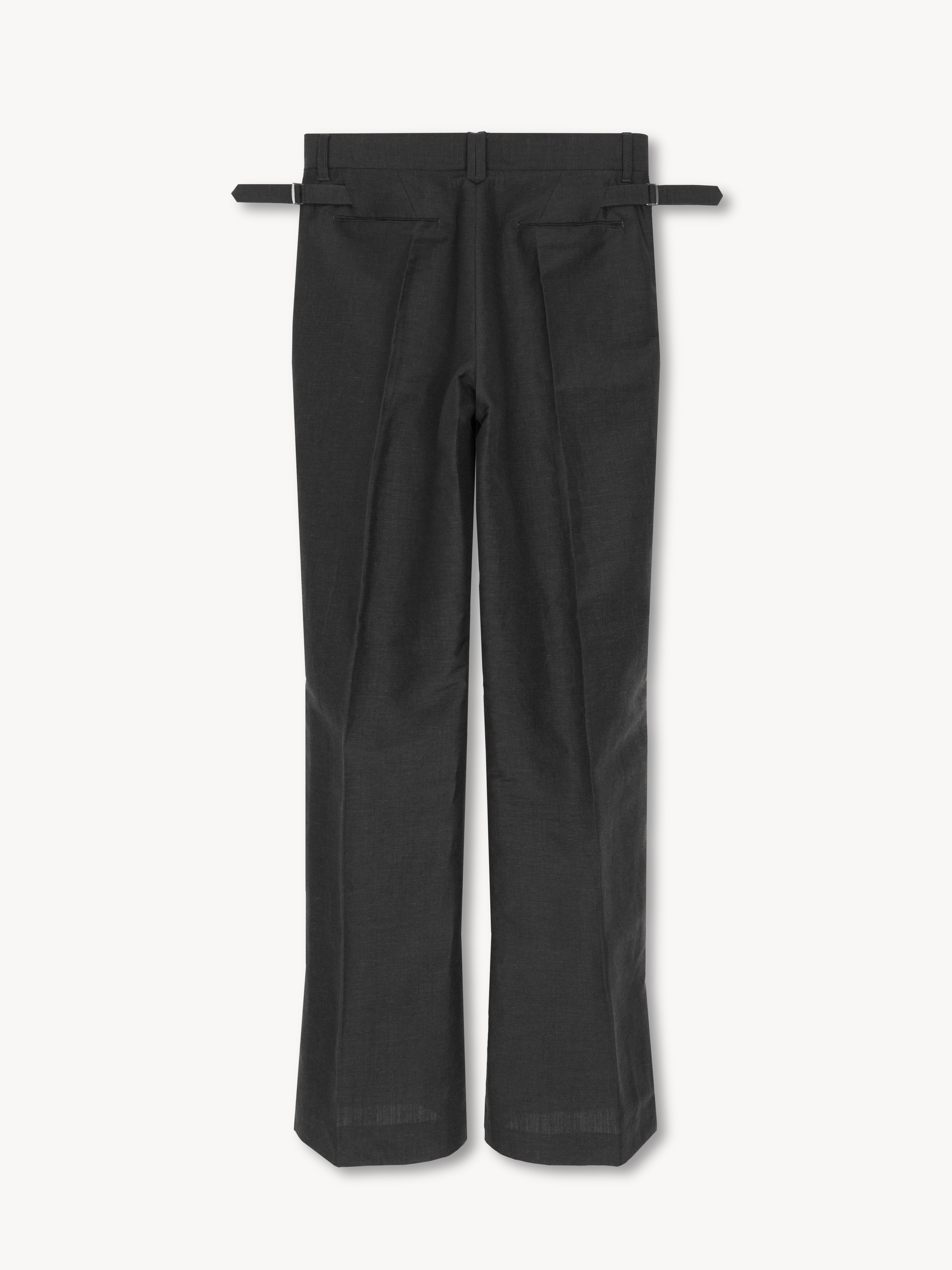 Dylan Flared Trousers in Linen & Wool – VUJA DÉ