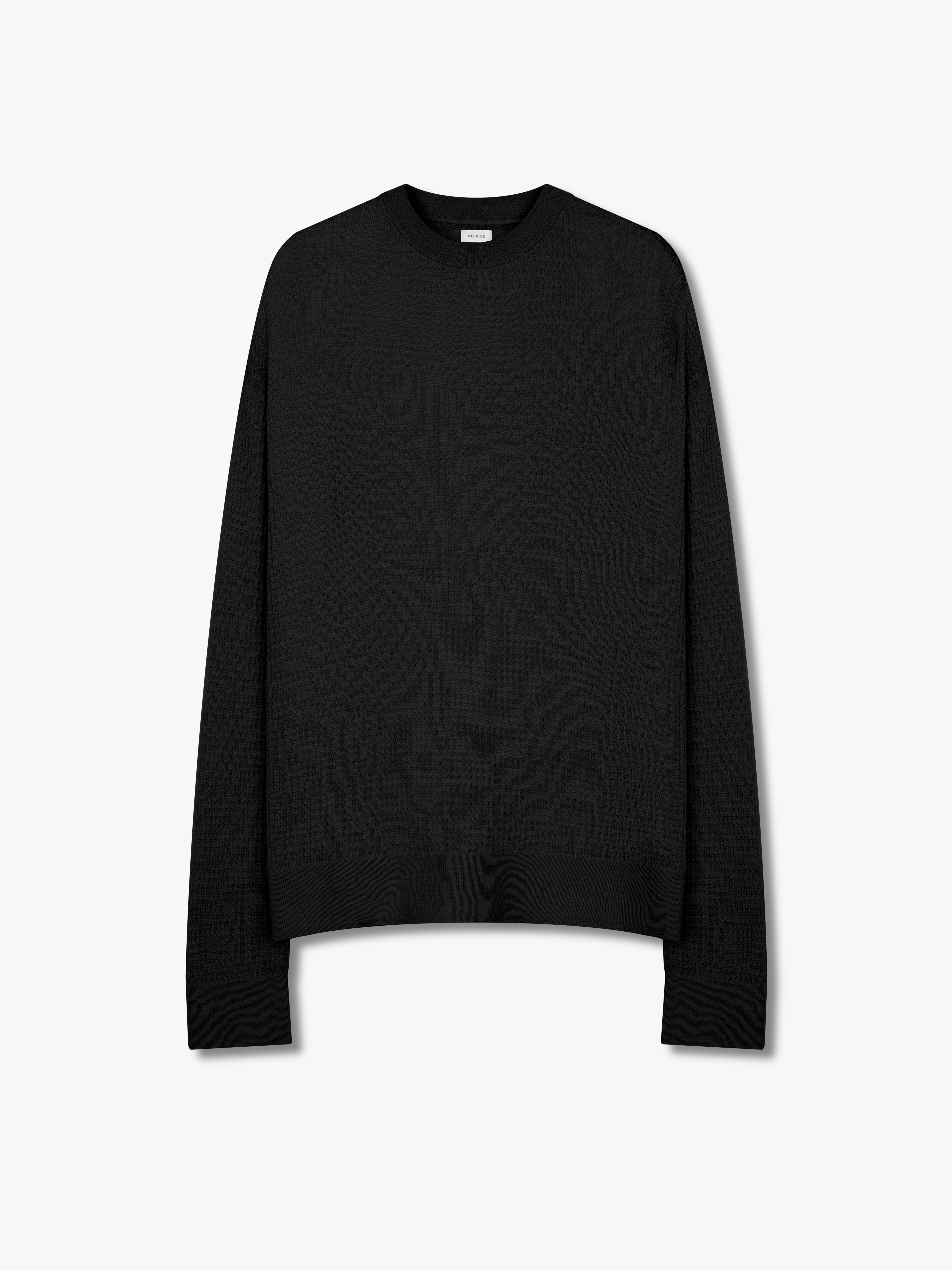 Hugh Waffle Knit Sweater in Silk – VUJA DÉ