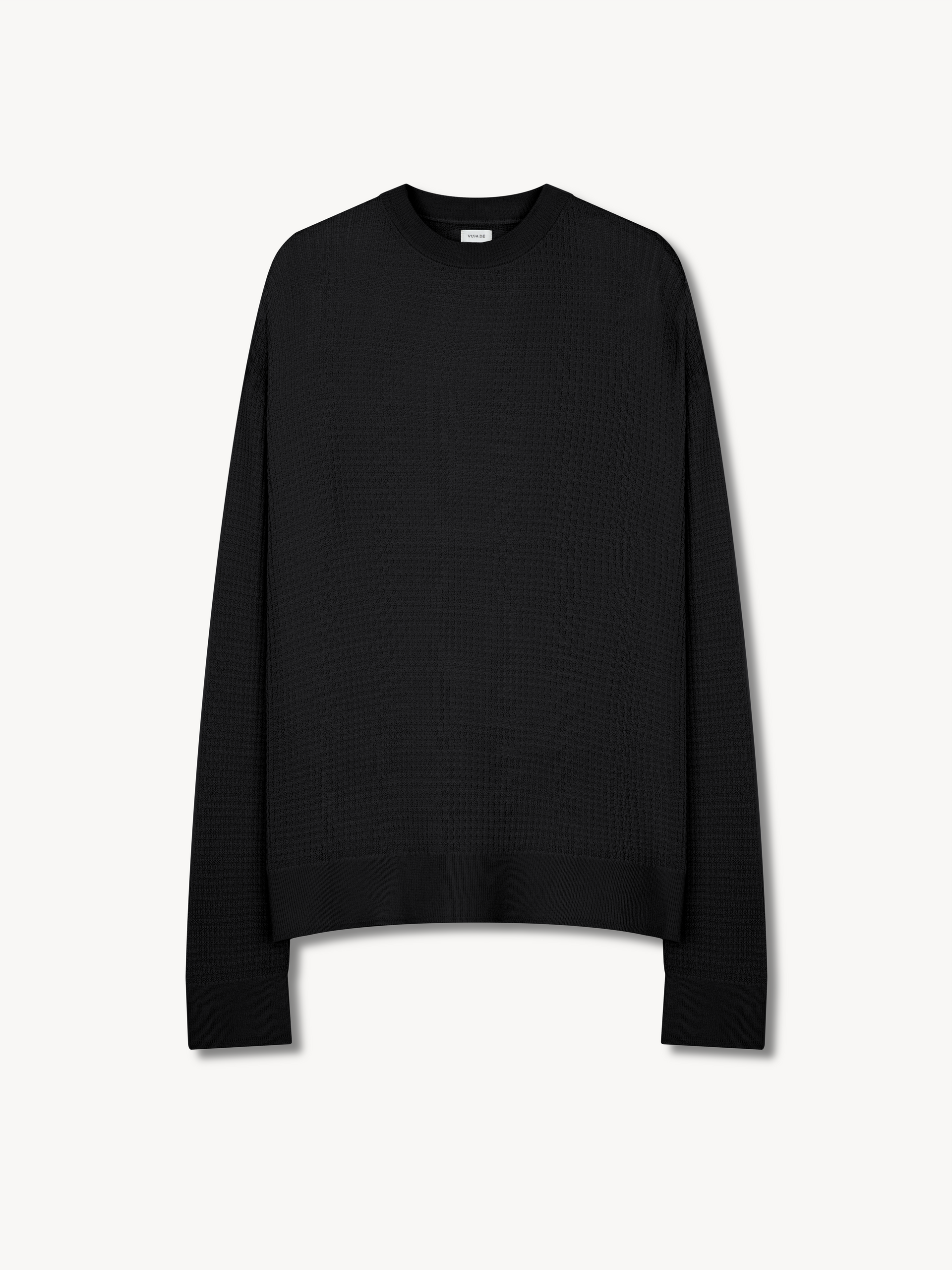 Hugh Waffle Knit Sweater in Silk – VUJA DÉ