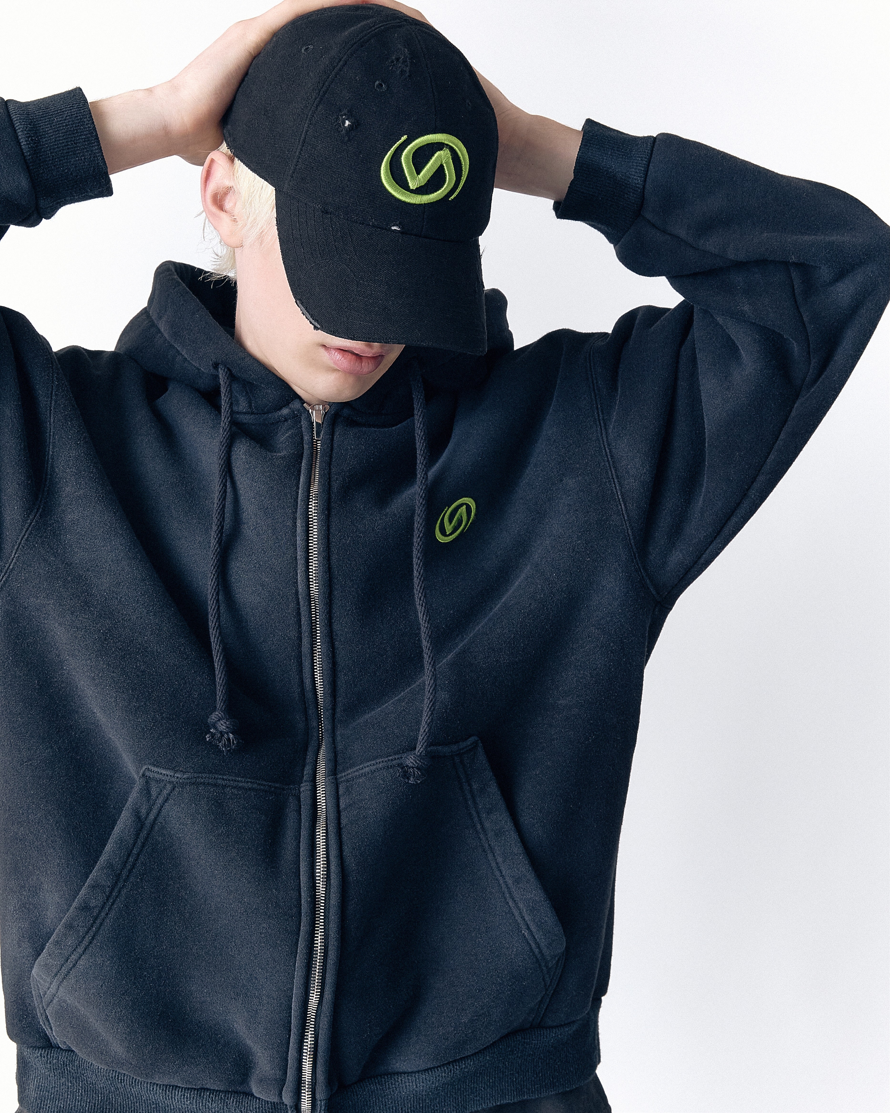 帽子 vujade axel chiral vd hat AXEL SUNFADED CHIRAL VD HOODIE IN SUPIMA COTTON – VUJA DÉ