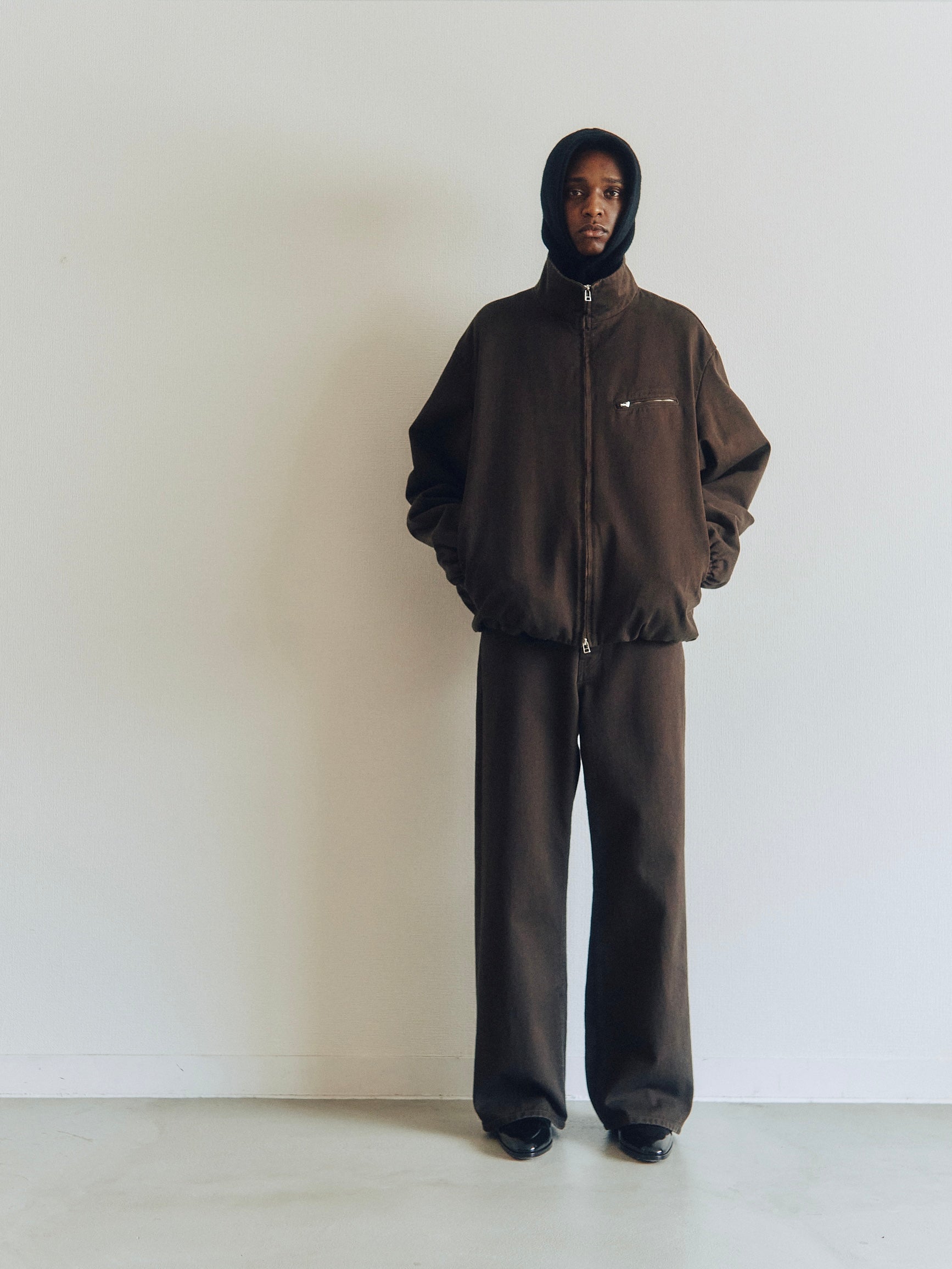 Caviar Oversized Blouson in Brushed Cotton – VUJA DÉ