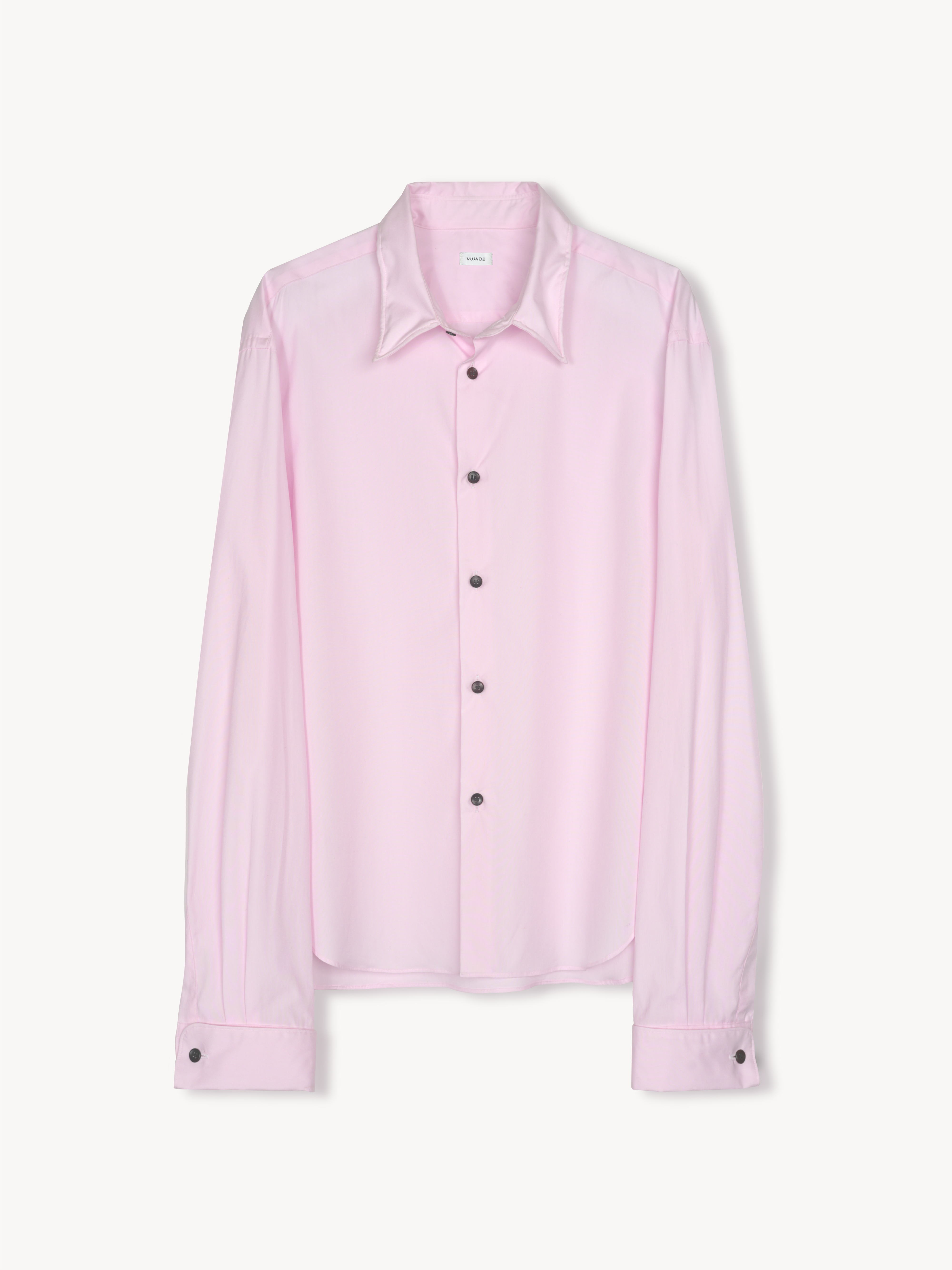 Finn Wired Double Cuff Shirt in Cotton Poplin