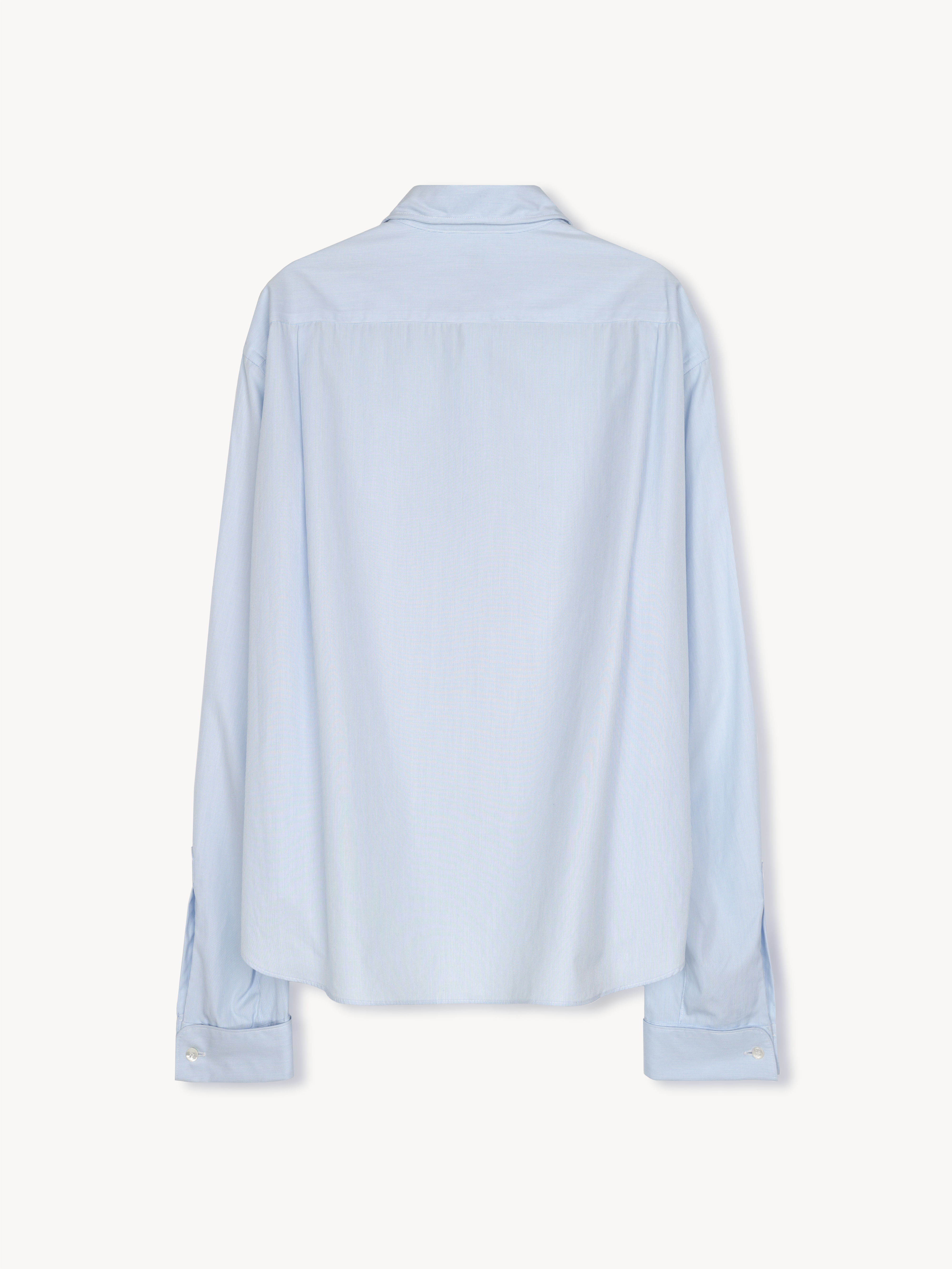 Finn Wired Double Cuff Shirt in Cotton Poplin – VUJA DÉ