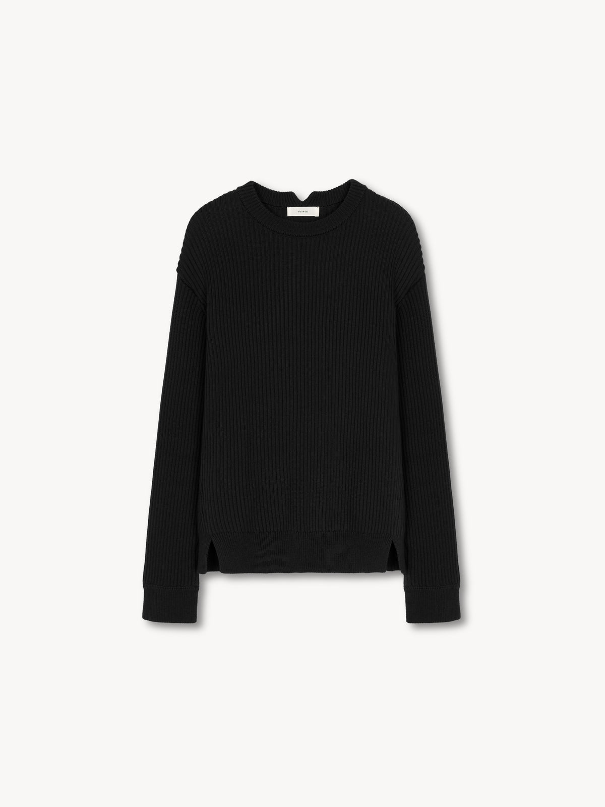 Barrett Ribbed Sweater in Cotton/Yak