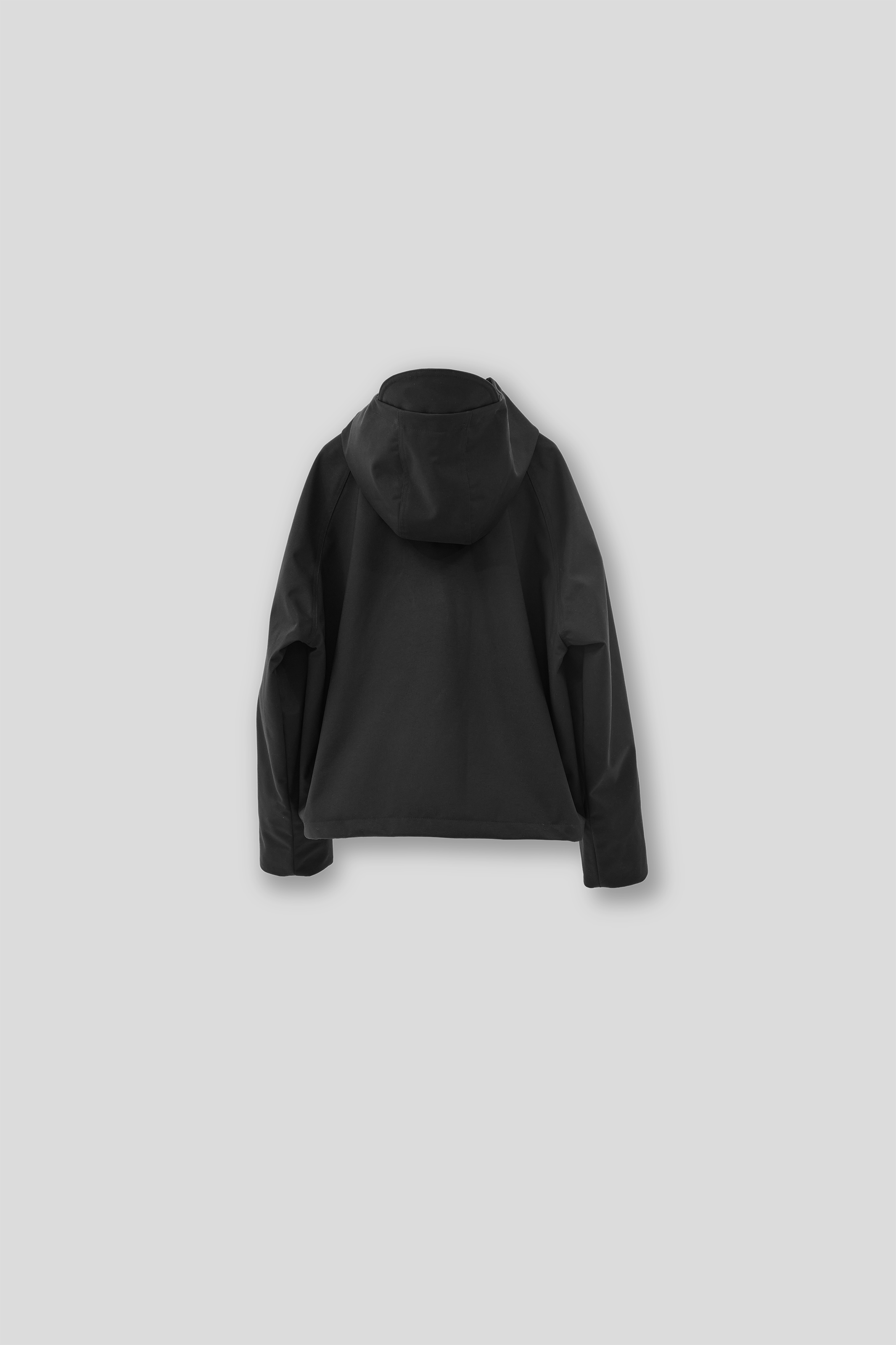 ENZO DOUBLE-ZIP HOODED BLOUSON IN MATTE BLACK – VUJA DÉ ENZO DOUBLE-ZIP HOODED BLOUSON IN MATTE BLACK – VUJA DÉ