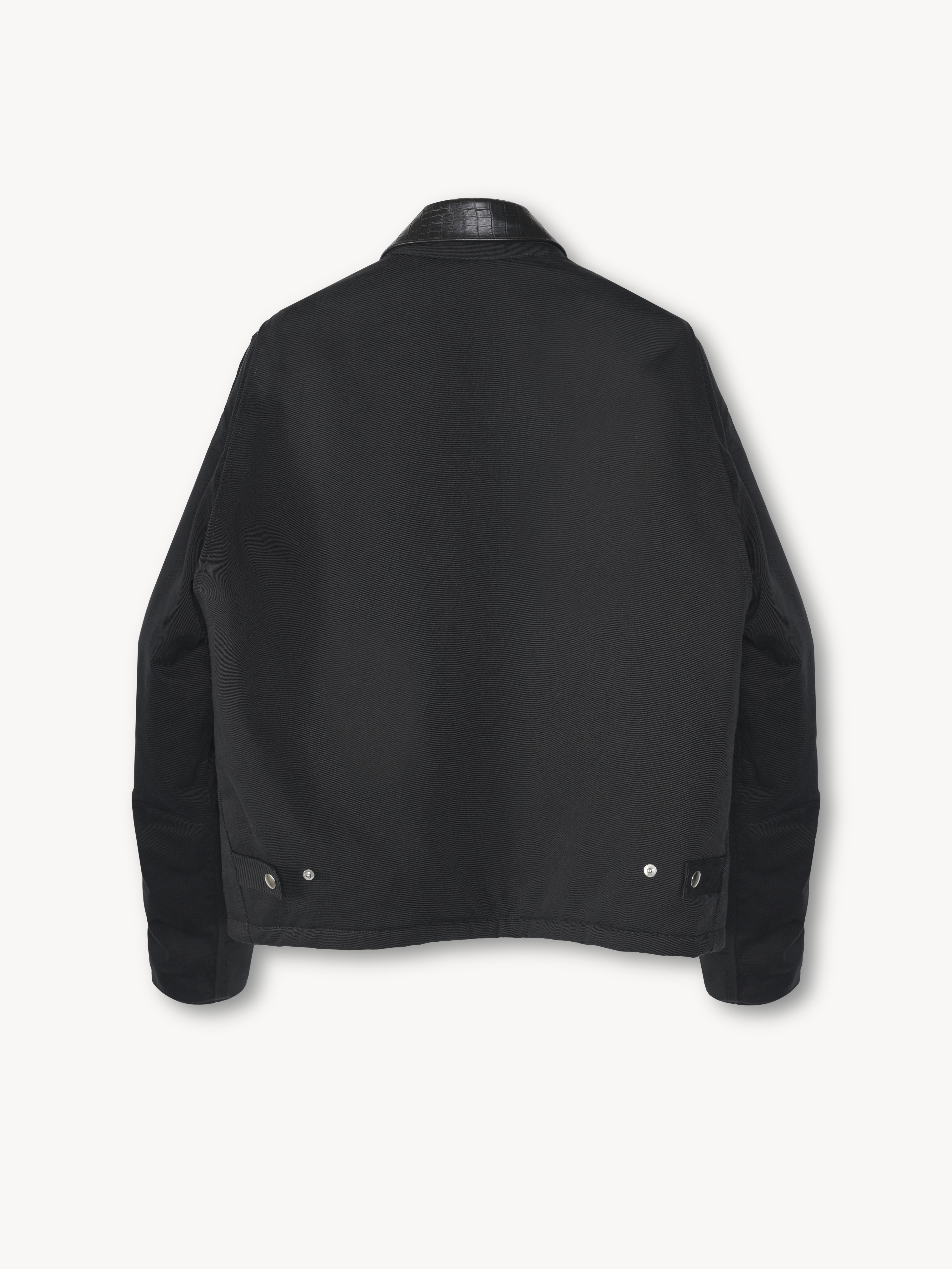 Beau Canvas Jacket in Cotton & Leather – VUJA DÉ