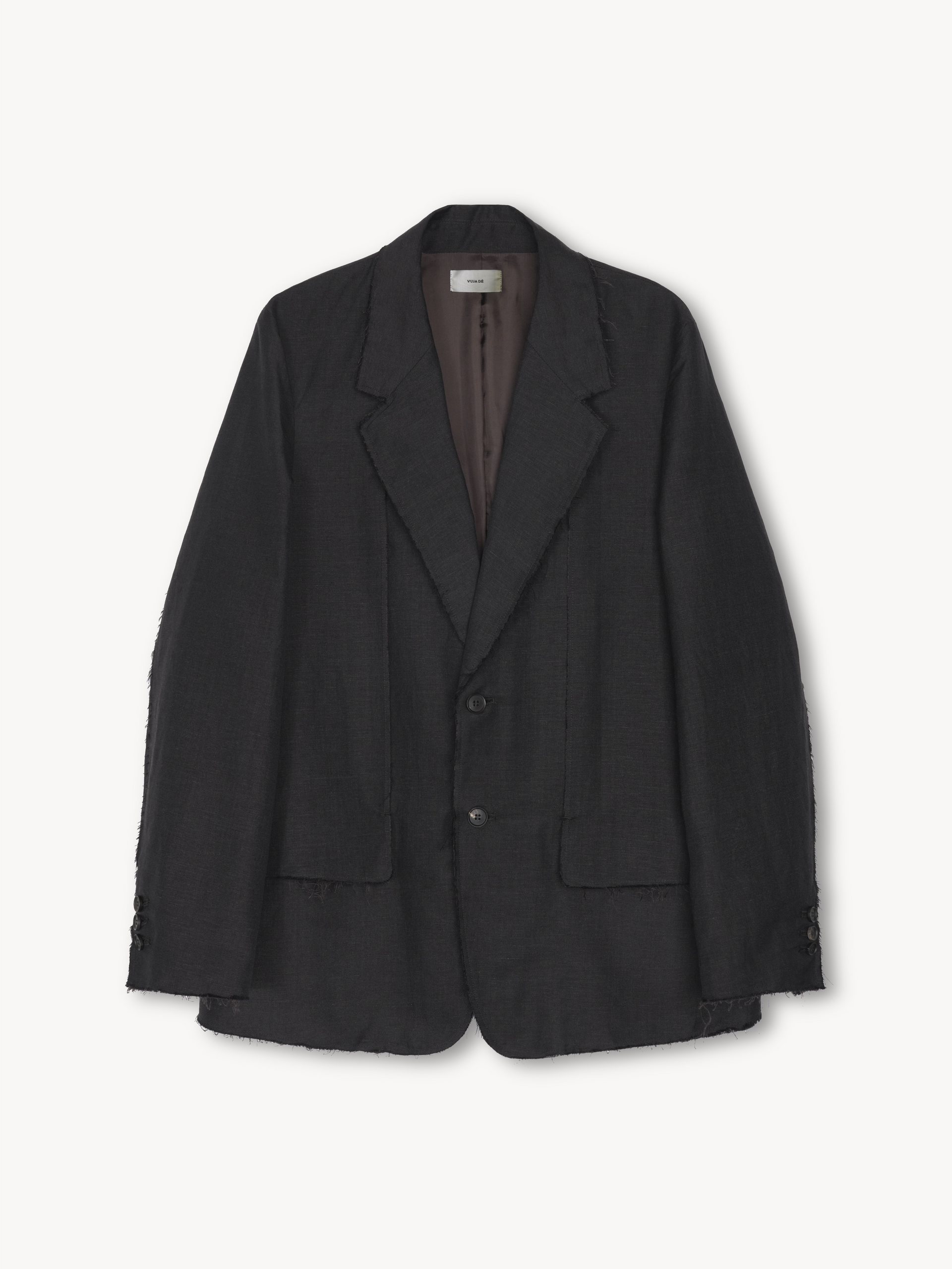 Luca Deconstructed Tailored Jacket in Wool & Linen – VUJA DÉ