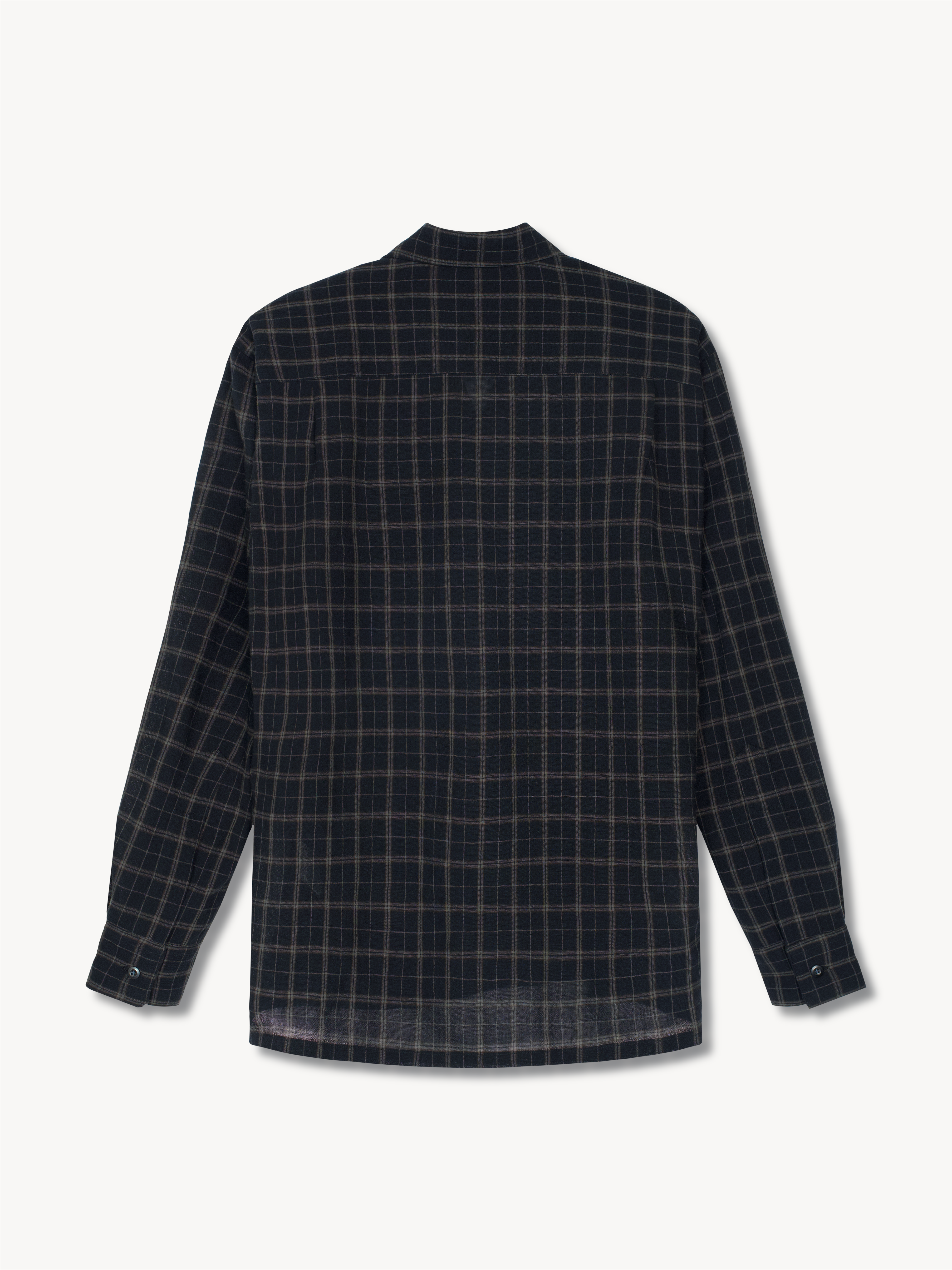 トップス VUJADE 26SS Pierce Plaid Shirt in Wool Pierce Plaid Shirt in Wool – VUJA DÉ