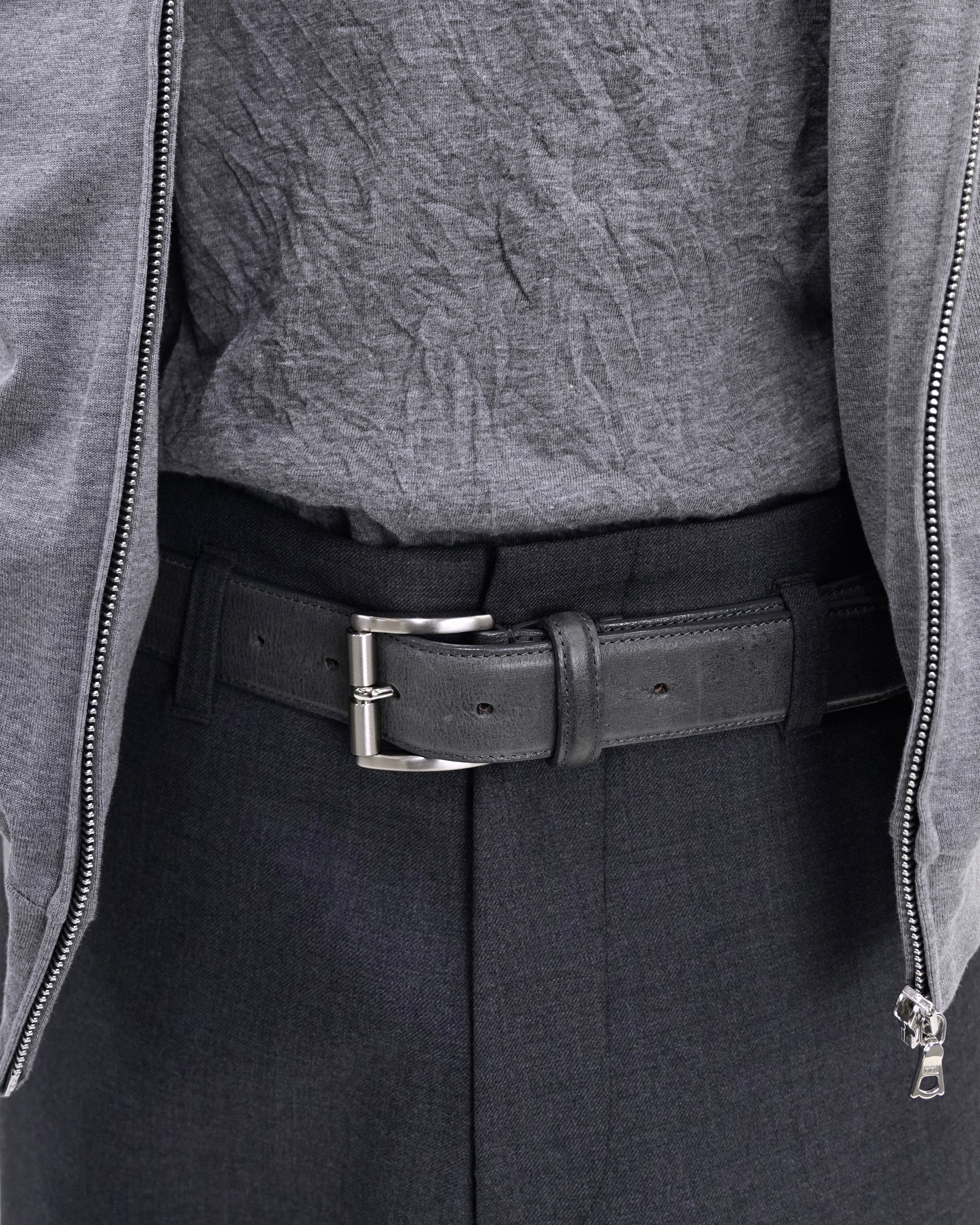 Roller Buckle Waxed Leather Belt – VUJA DÉ