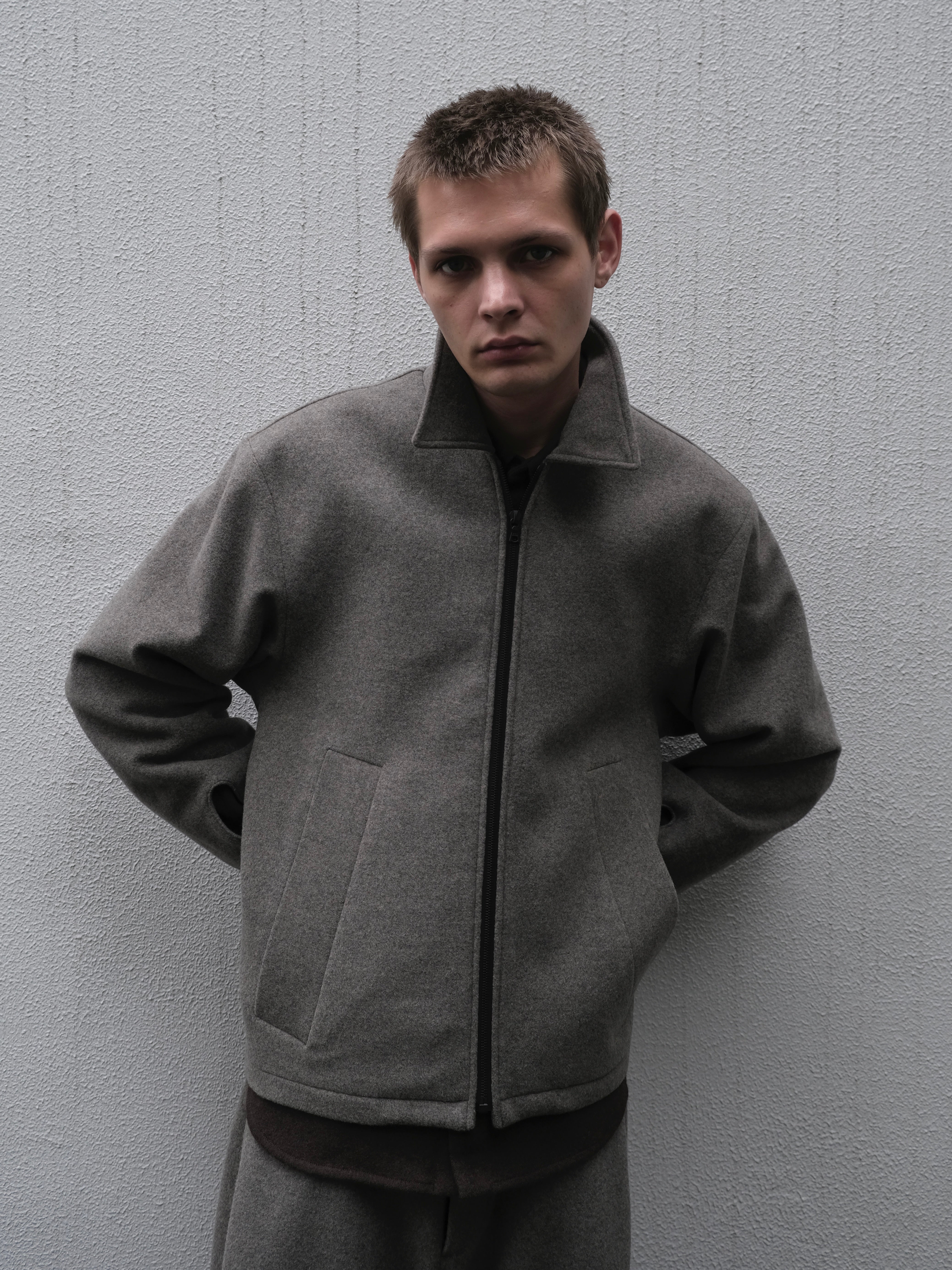 Relaxed Jacket in Wool/Cashmere – VUJA DÉ