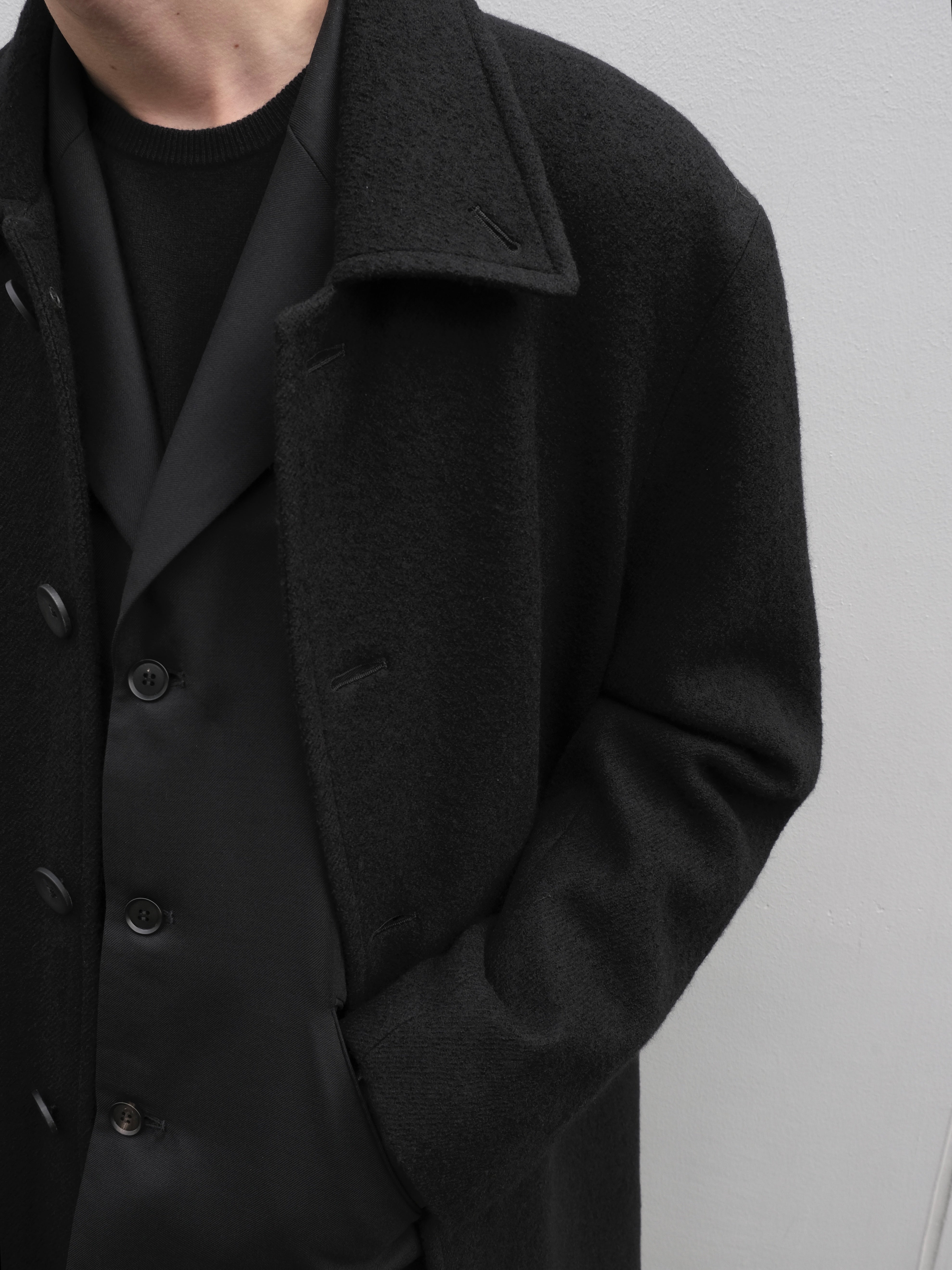 最終価格vujade 25AW car coat in boiled Car Coat in Boiled Wool – VUJA DÉ