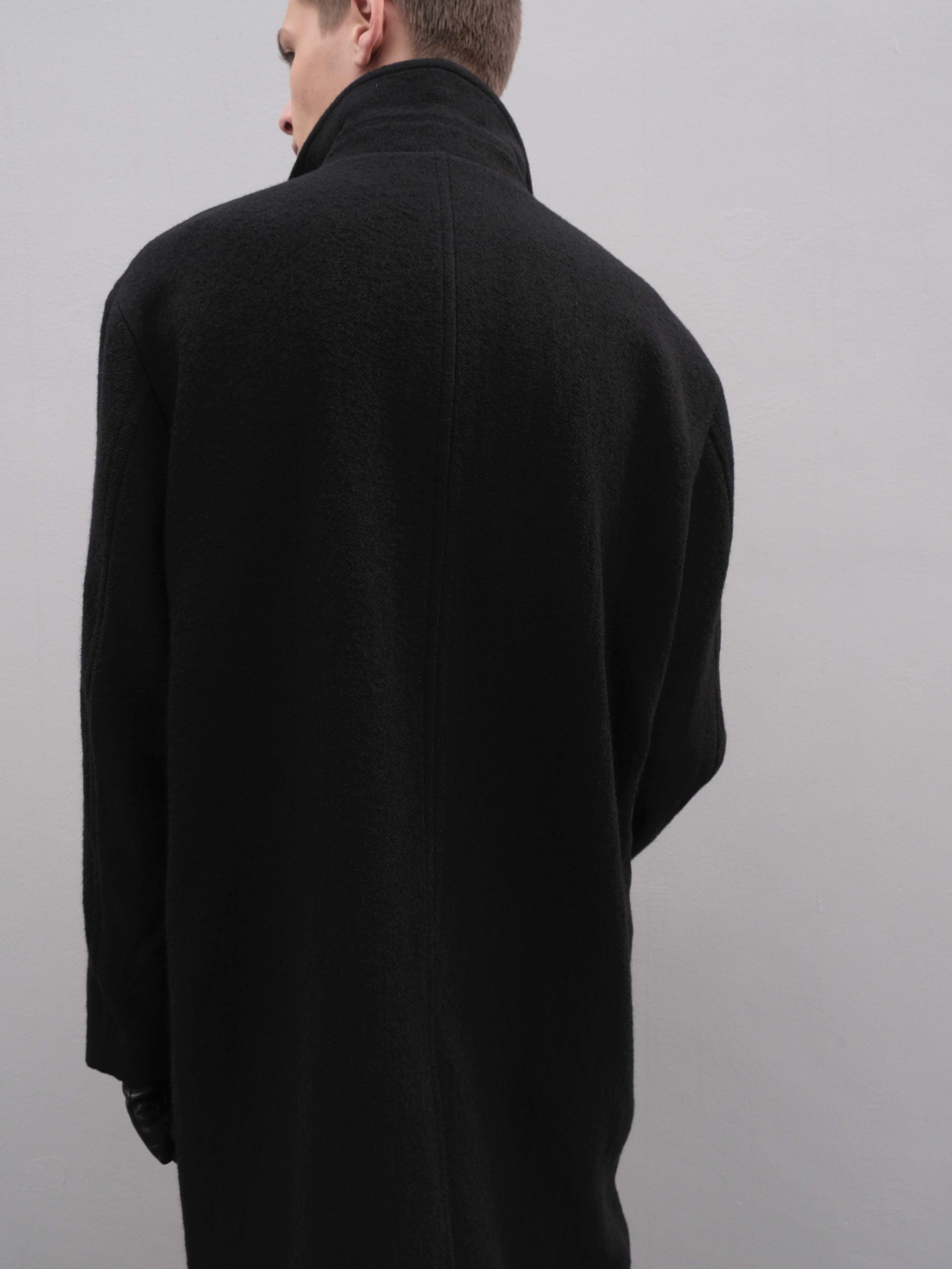 Car Coat in Boiled Wool – VUJA DÉ