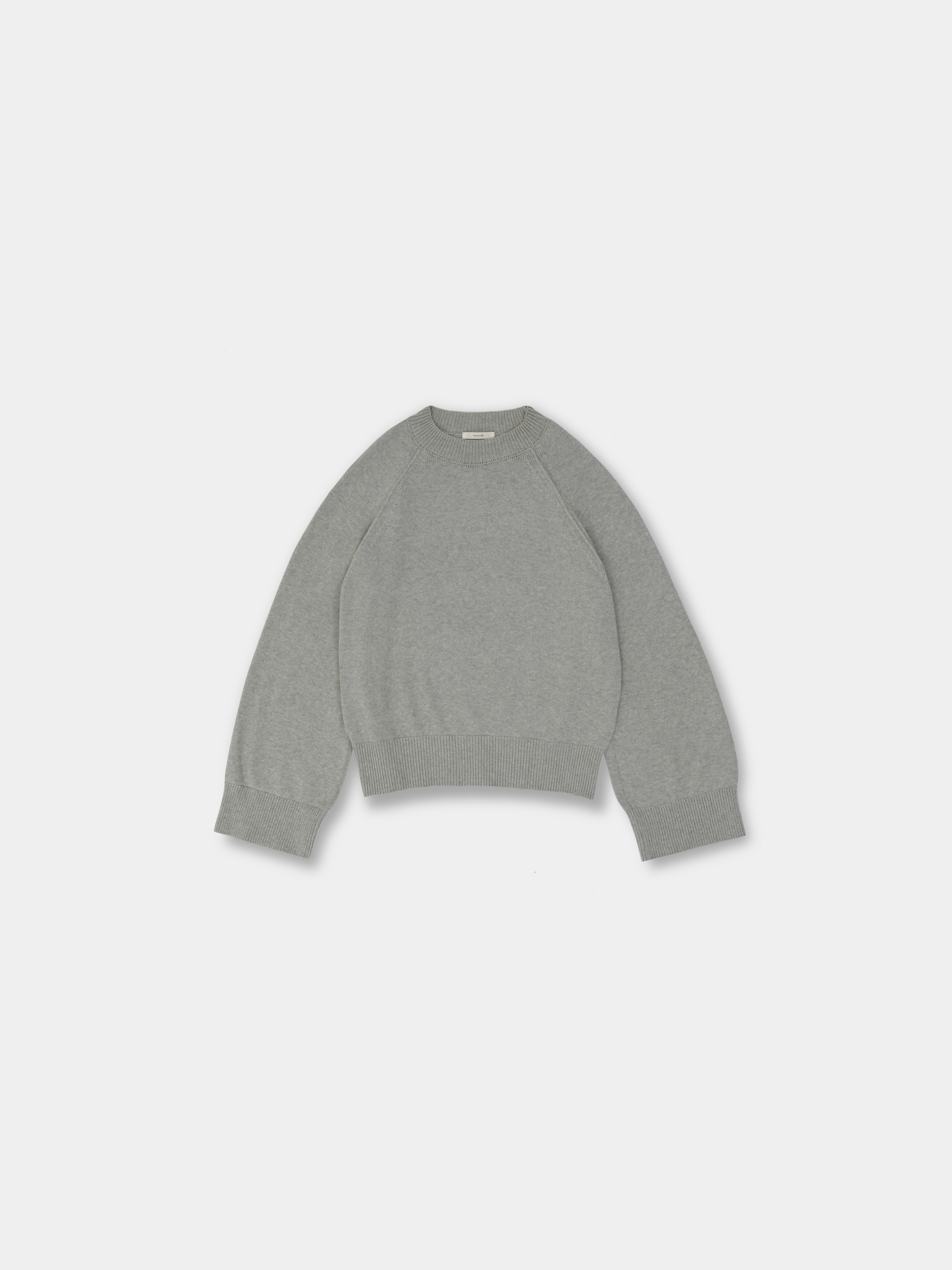 The “Piege” Cashmere Blend Sweater in whisper grey
