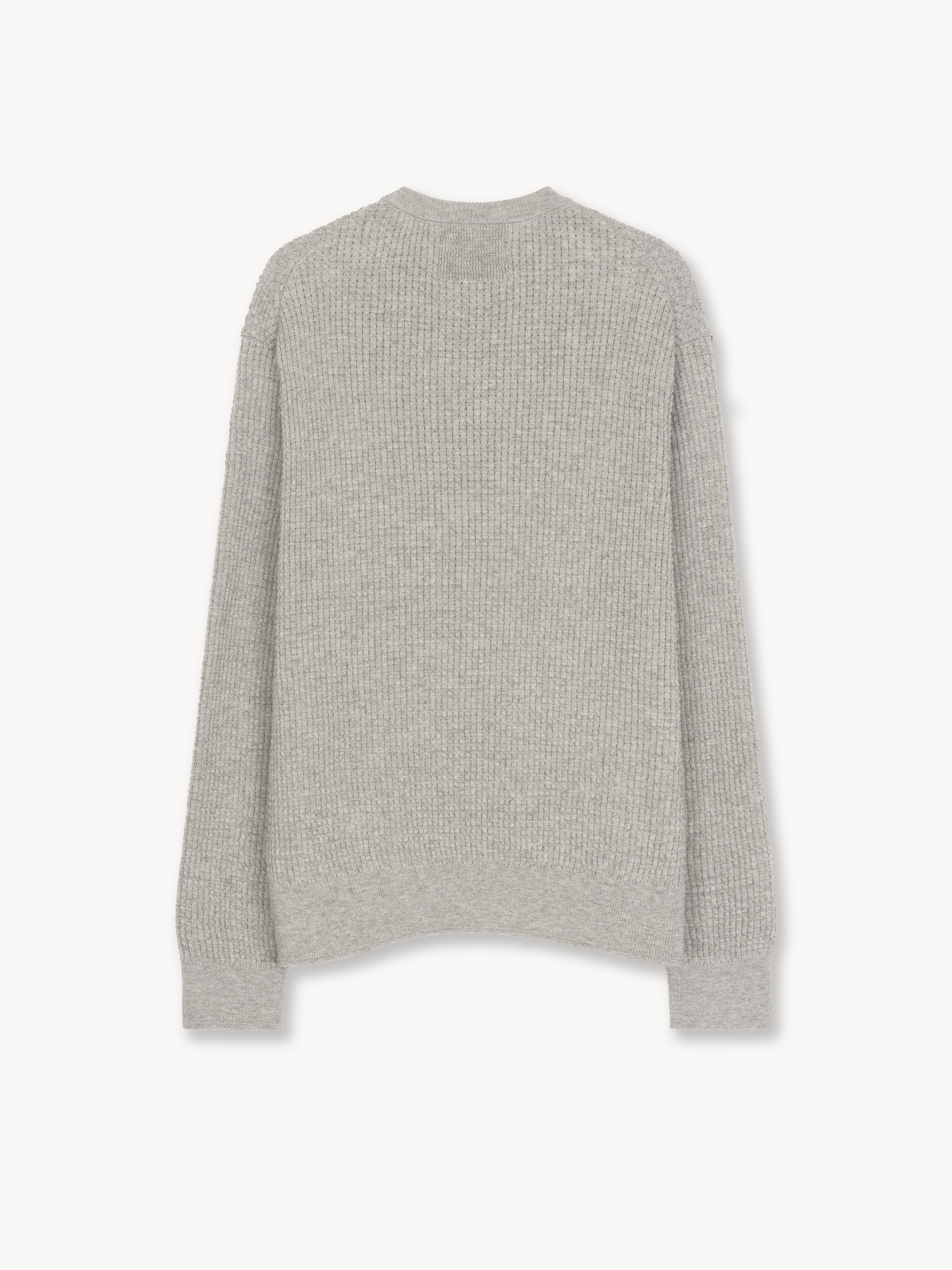 Relaxed Waffle Knit Sweater in Cotton/Yak – VUJA DÉ