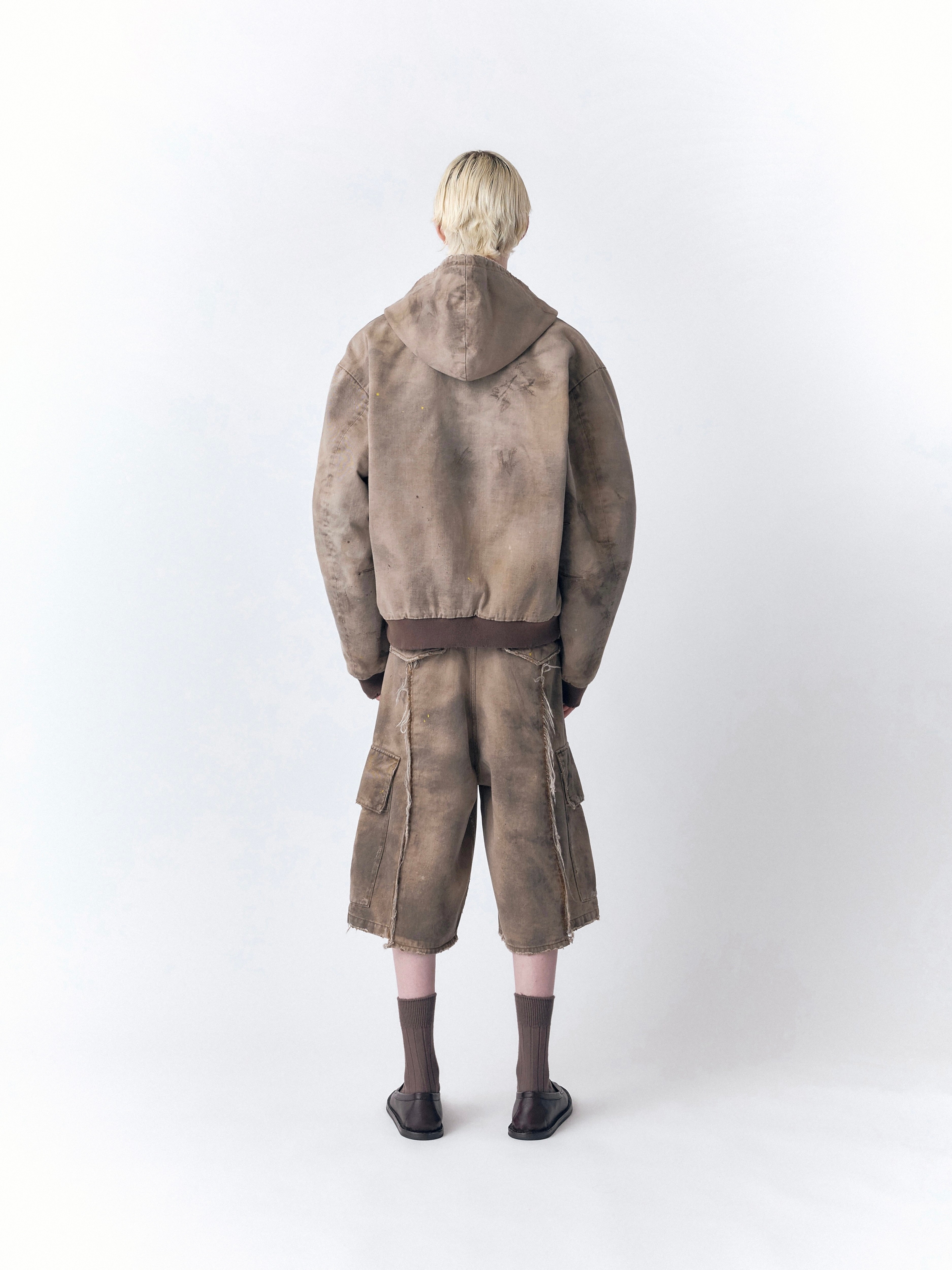 パンツ VUJA DE DAX SELVEDGE AFFIX CARGO SHORTS DAX DESTROYED AFFIX CARGO SHORTS IN BRUSHED COTTON – VUJA DÉ