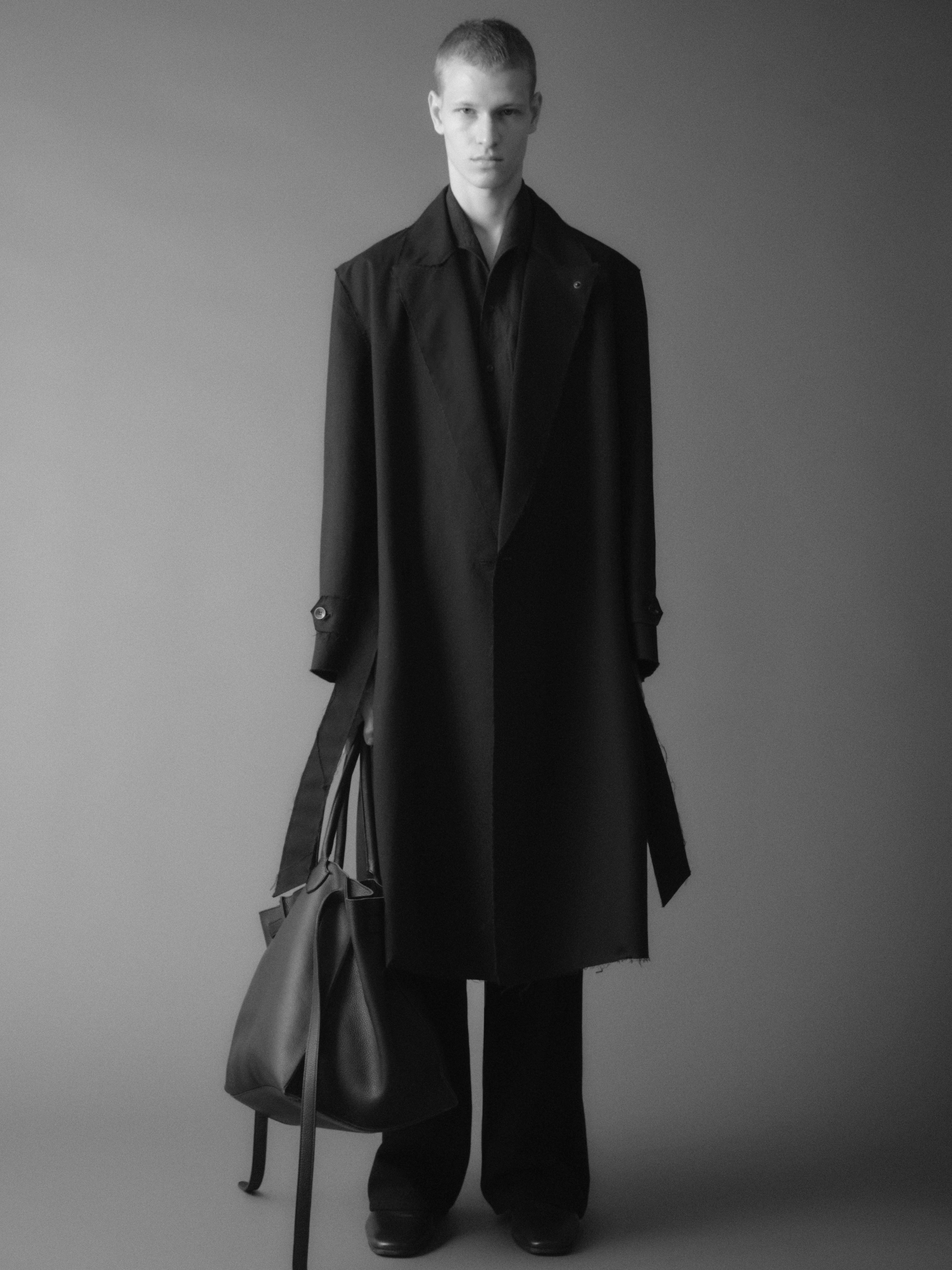 Adonis Wrap Coat in Brushed Cotton – VUJA DÉ