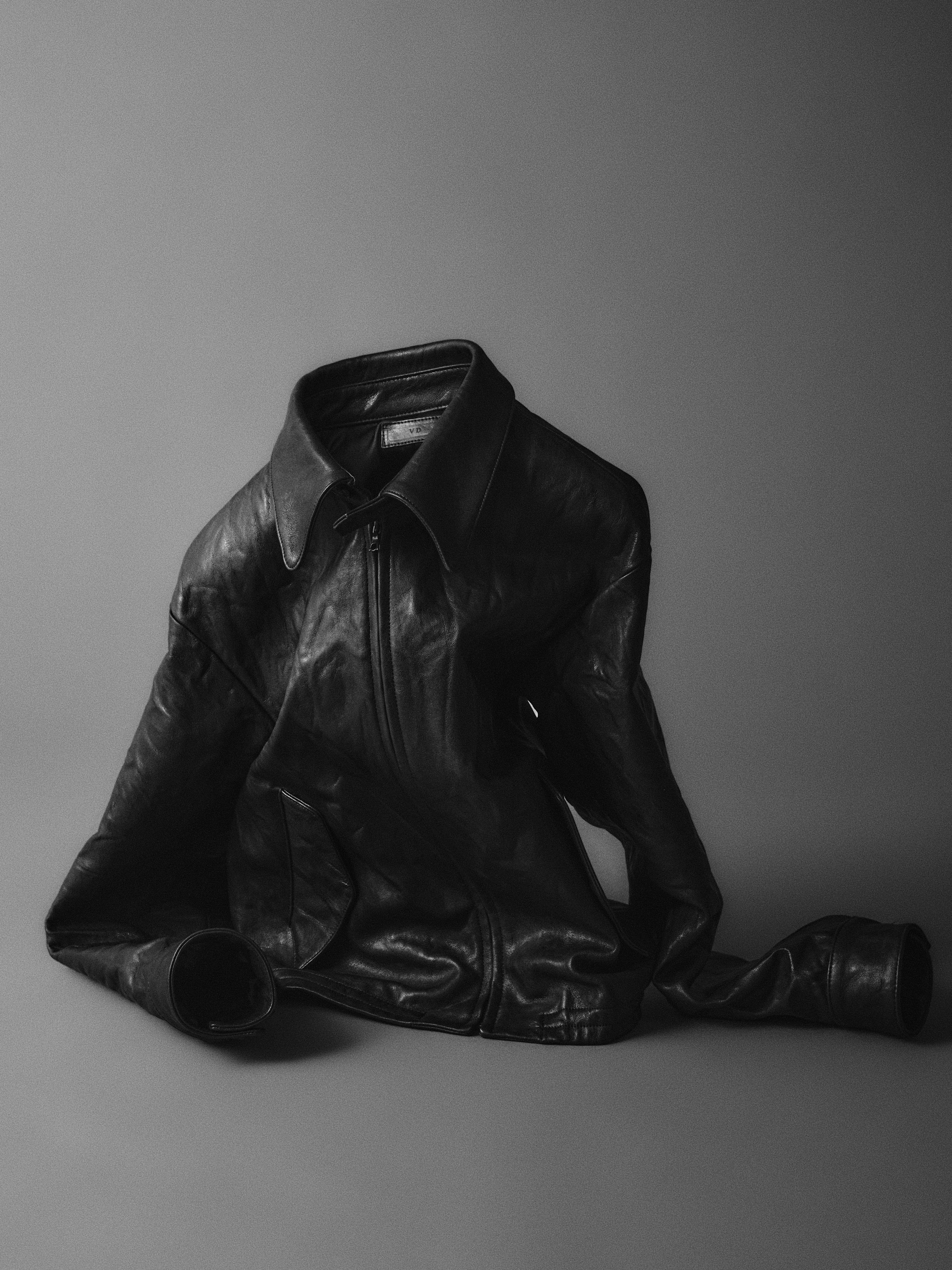 は*め様 vujade leather jacket 26ss Weston Crinkled Leather Jacket in Goat leather – VUJA DÉ