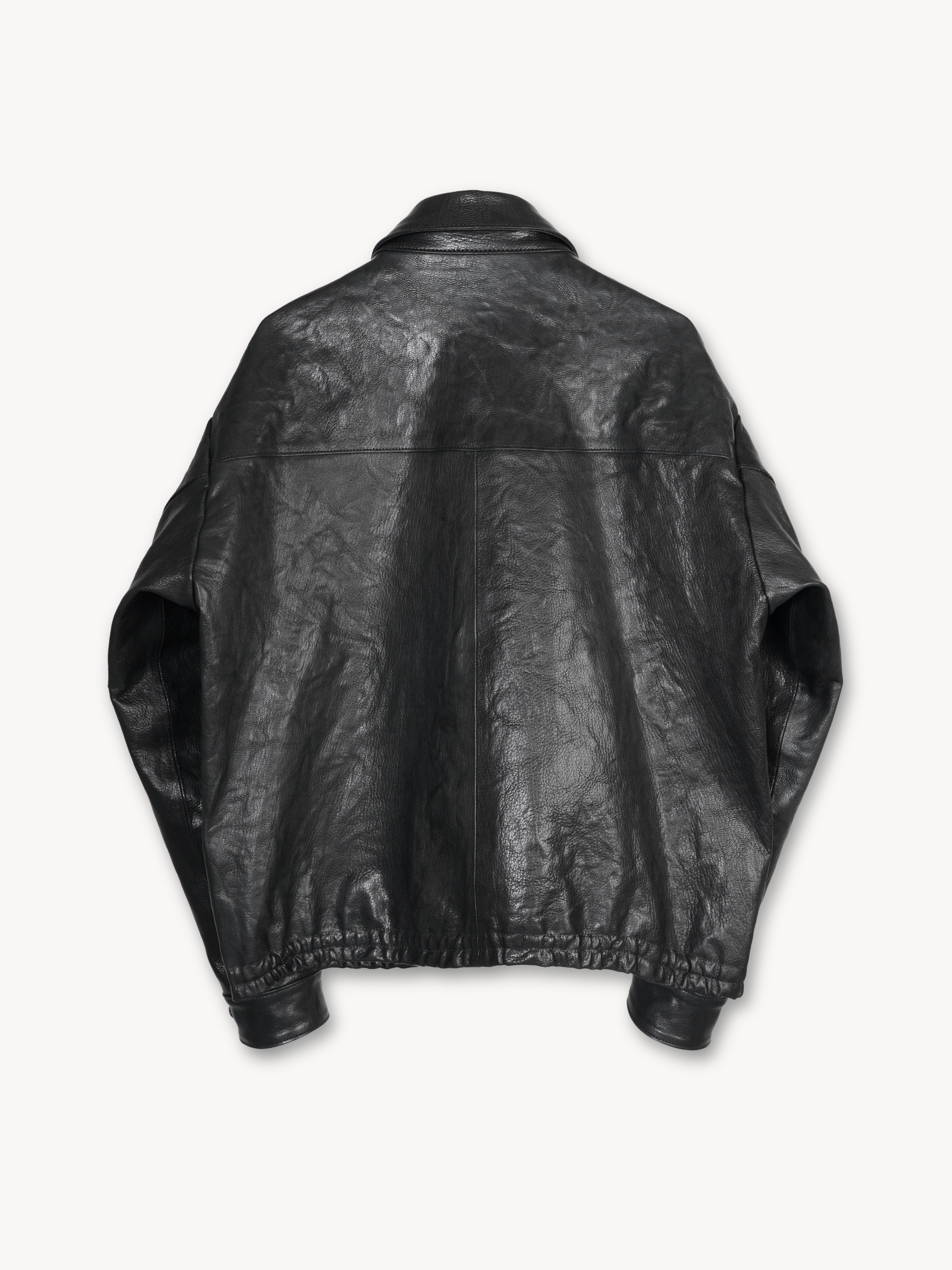 は*め様 vujade leather jacket 26ss Weston Crinkled Leather Jacket in Goat leather – VUJA DÉ