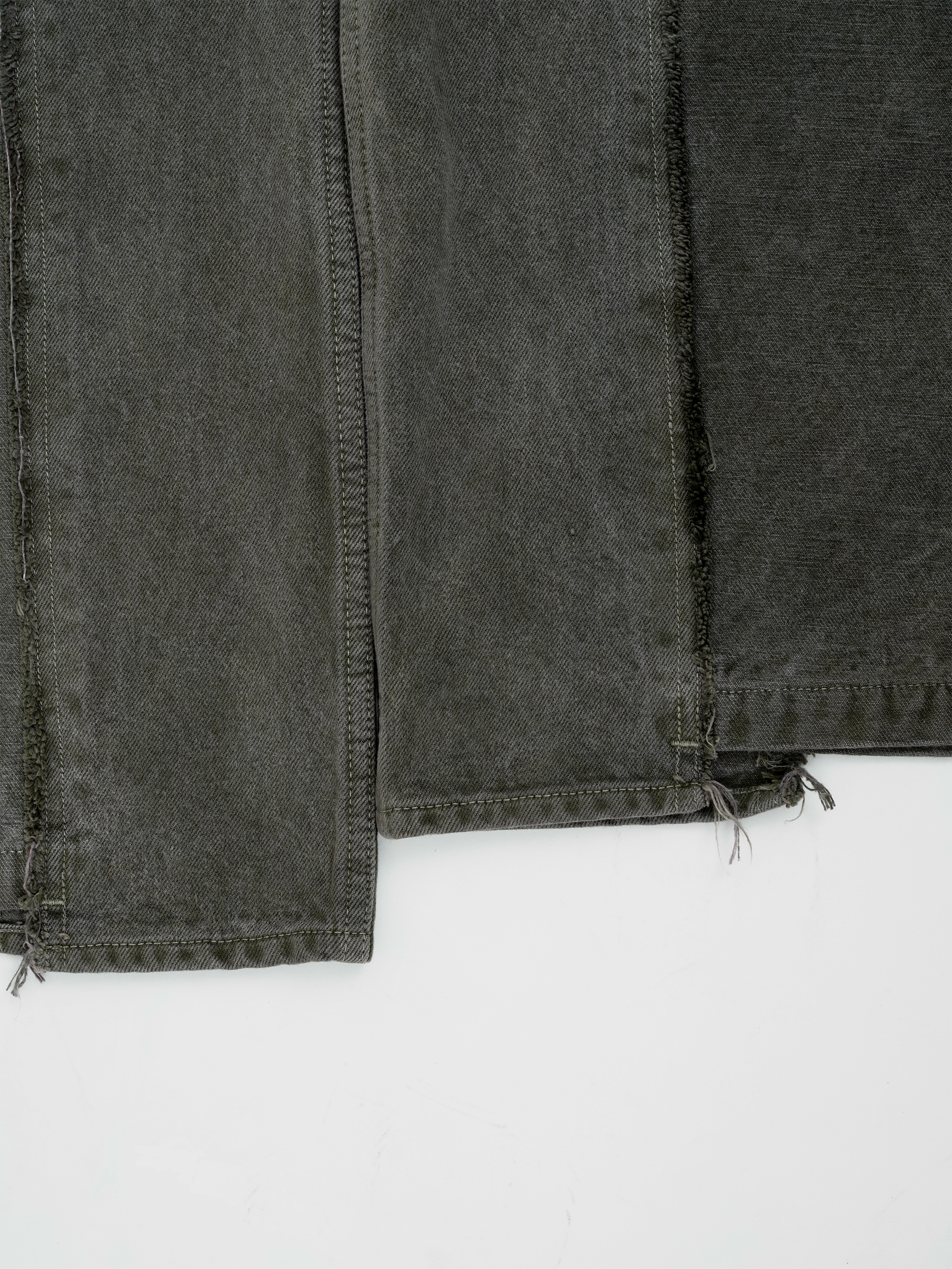 The “Diviser” Inside-Out Denim Cargo Pants