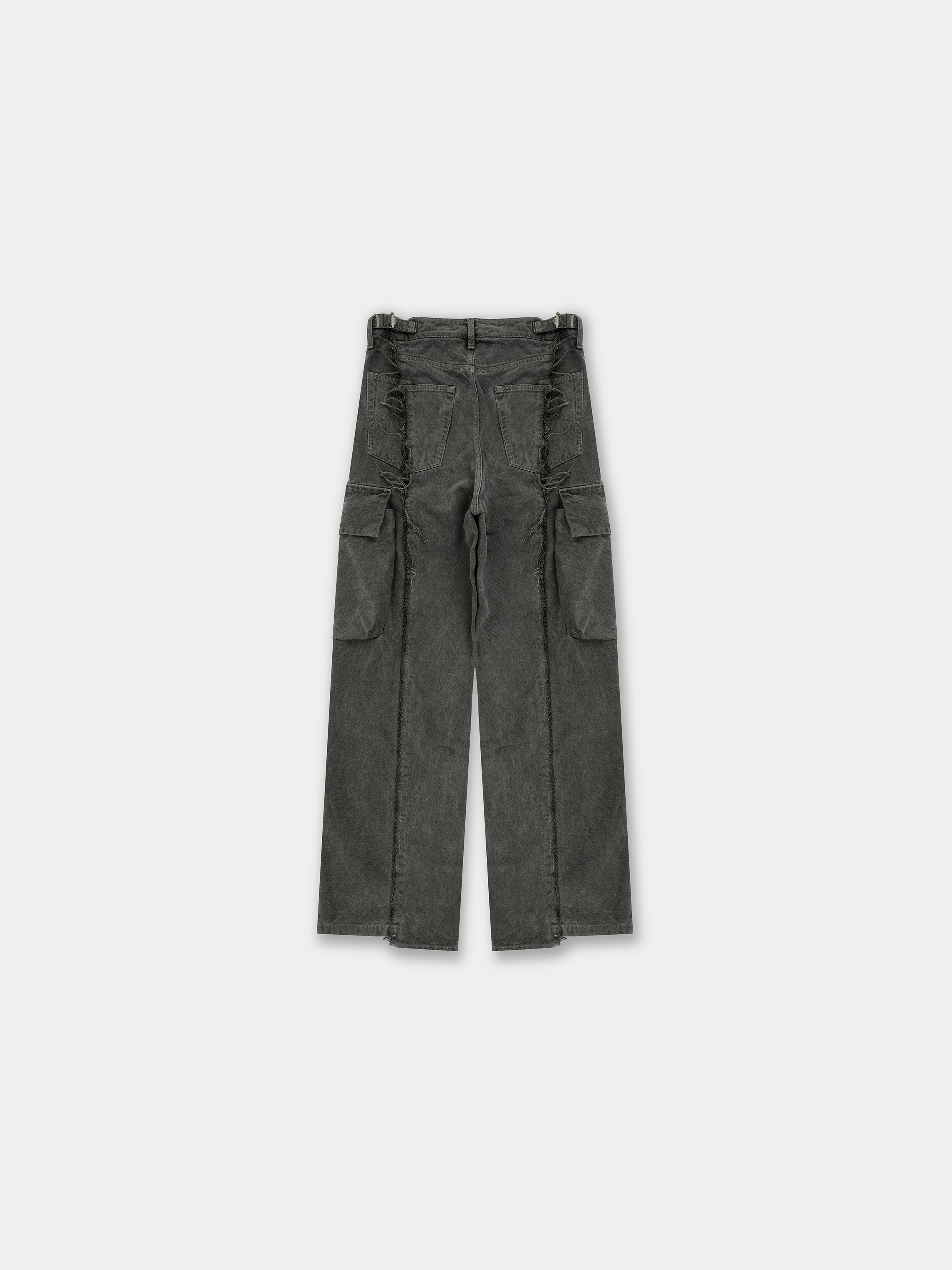 The “Diviser” Inside-Out Denim Cargo Pants – VUJA DÉ