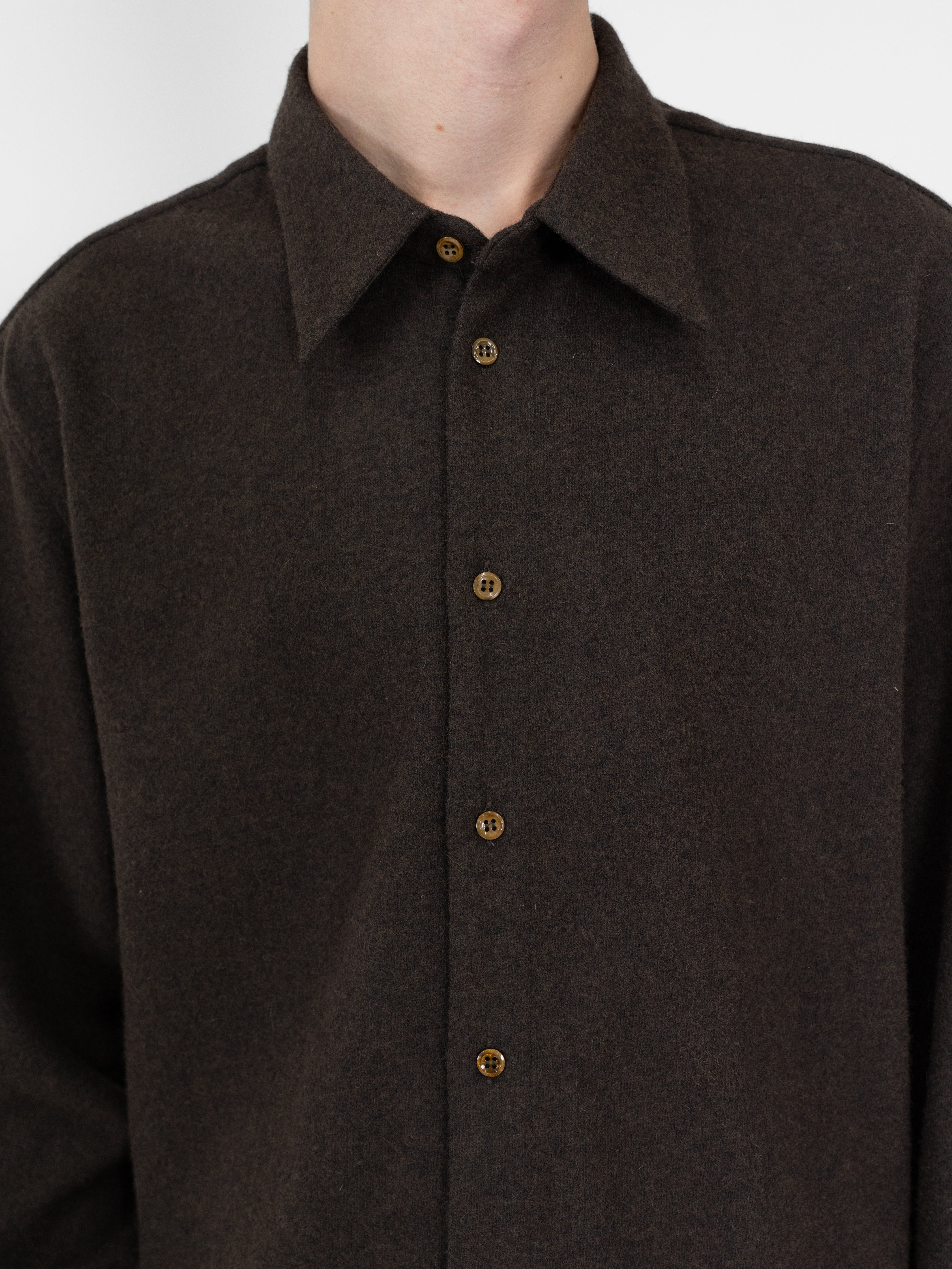 Vuja De 25AW Wool Standard Shirt サイズ S Standard Shirt in Wool – VUJA DÉ