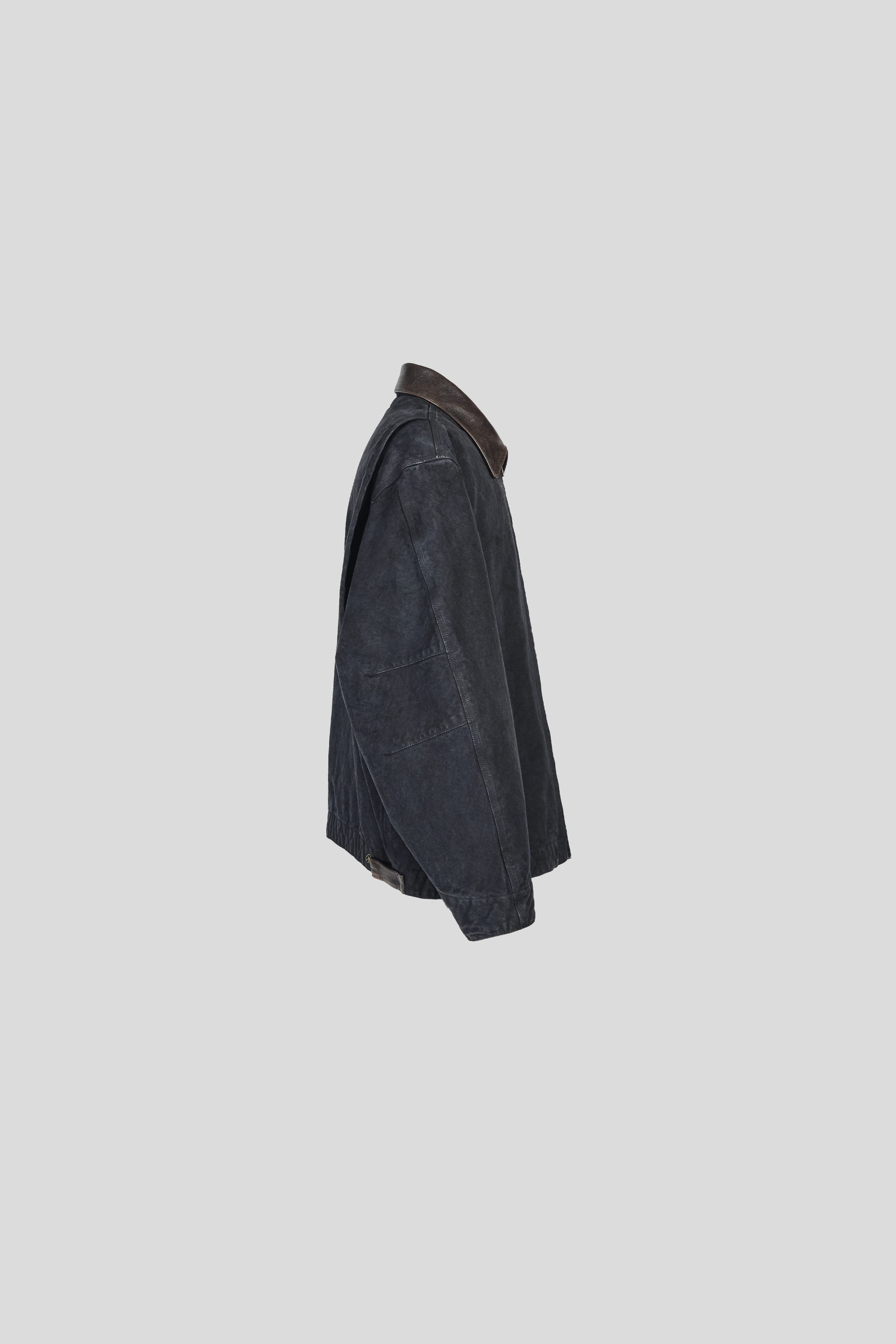ジャケット・アウター VUJADE KIRK HEAVY WORK JACKET BLACK KOMUNE | Oil Black Kirk Heavy Work Jacket