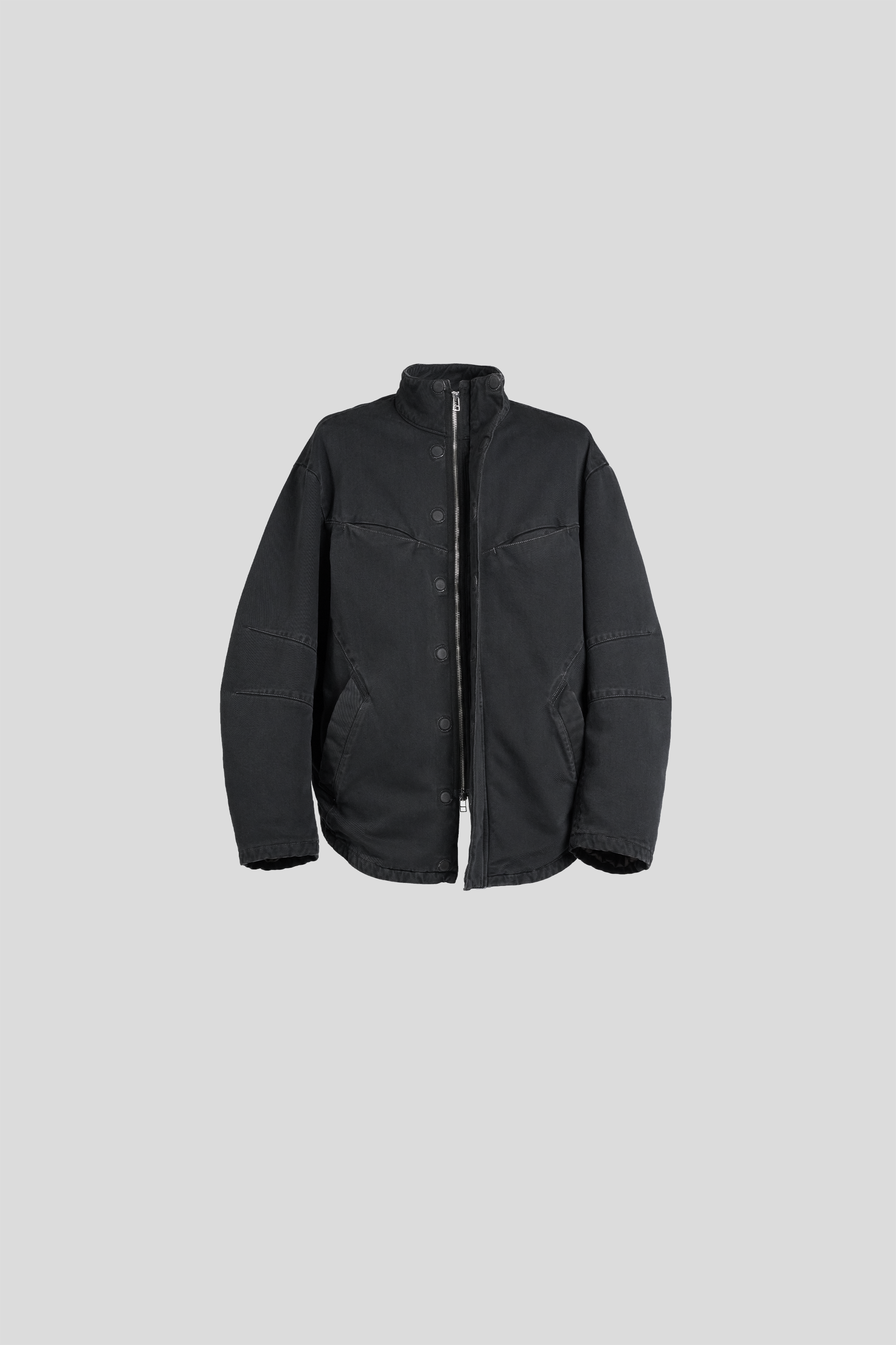 RIDLEY CURVED DENIM AFFIX PARKA IN MUDWASH BLACK – VUJA DÉ RIDLEY CURVED DENIM AFFIX PARKA IN MUDWASH BLACK – VUJA DÉ