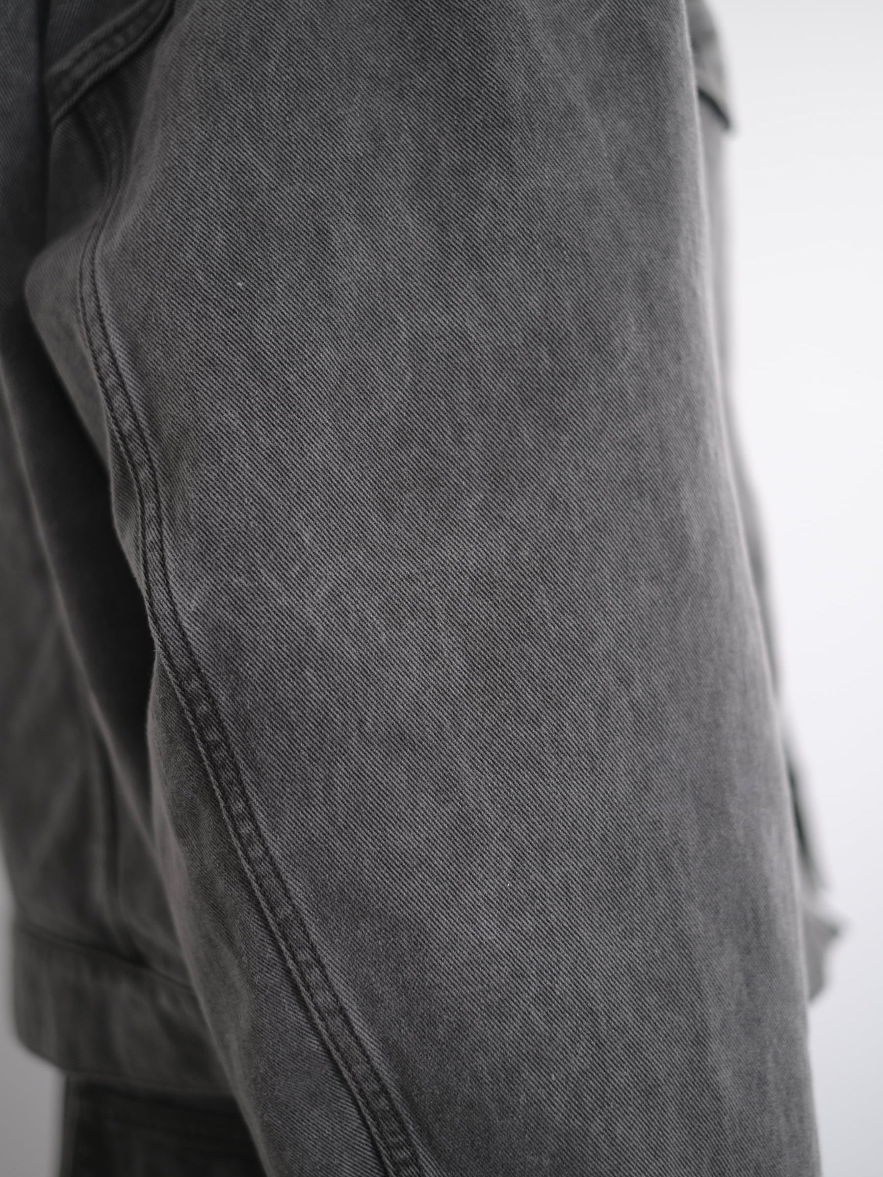GREY UNEVEN DYE TYPE III DENIM JACKET – VUJA DÉ